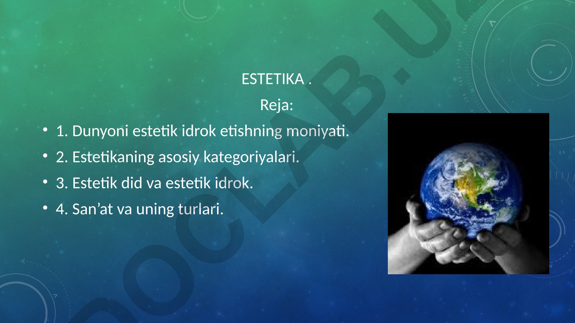 Estetika: nazariy asoslar va kategoriyalar