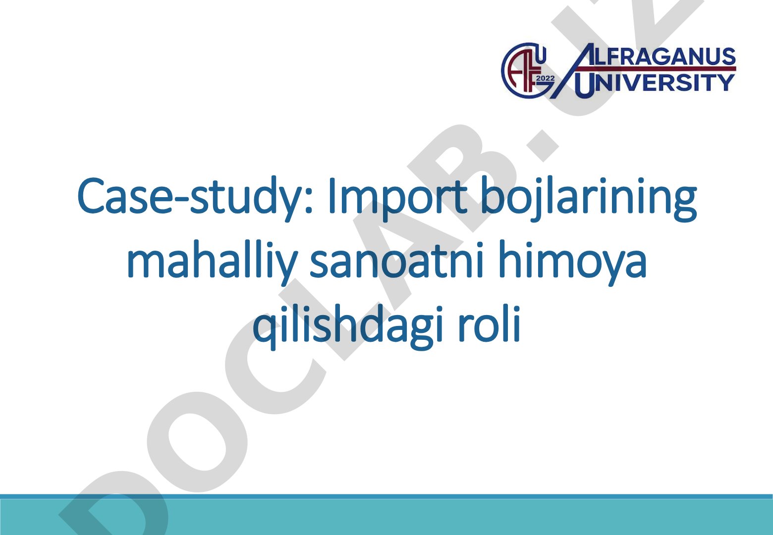 Import bojlarining mahalliy sanoatni himoya qilishdagi roli