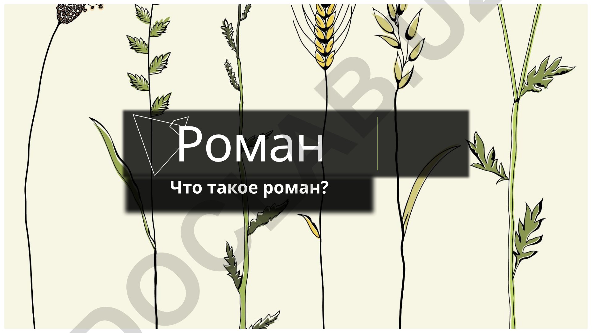 Что такое роман и его основные типы