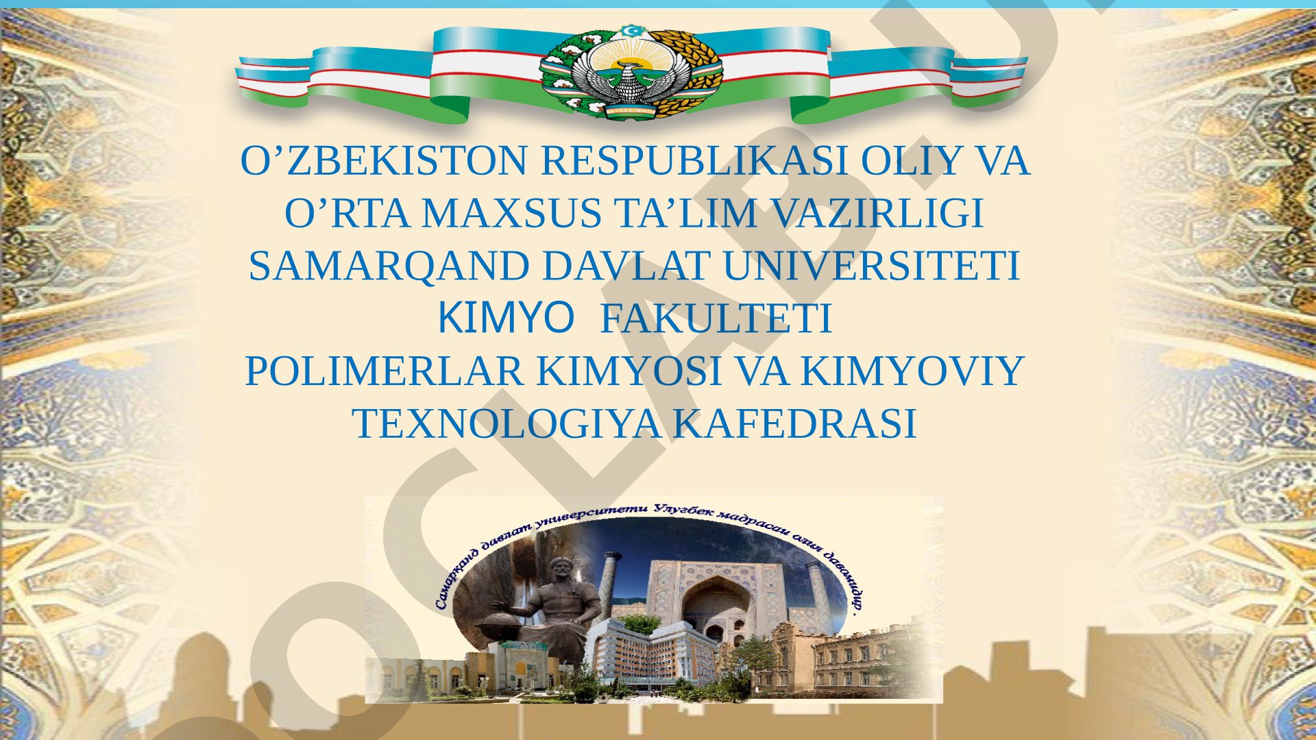 Kimyo sanoatining xom ashyosi va uni boyitish usullari