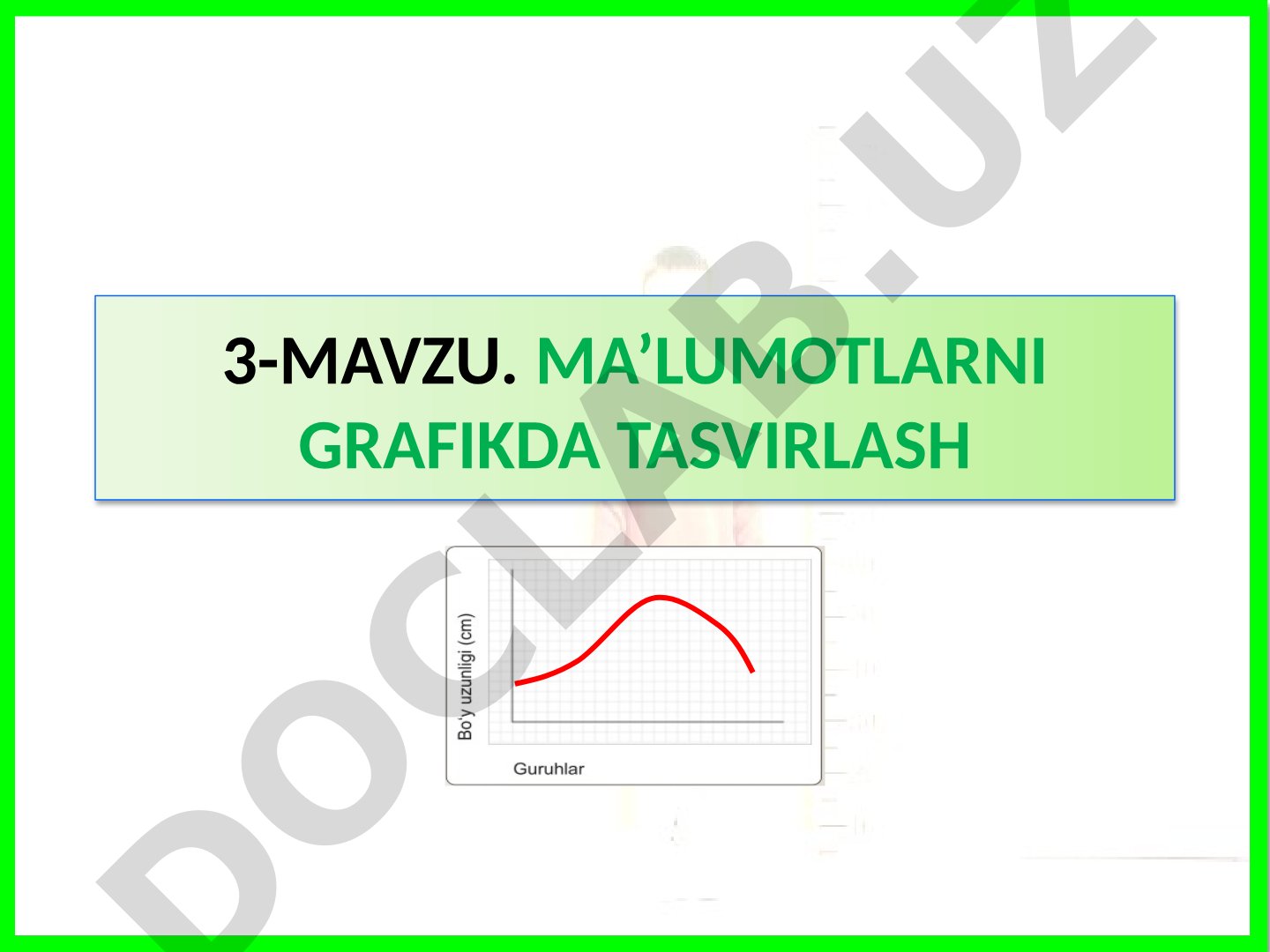 Ma'lumotlarni grafikda tasvirlash