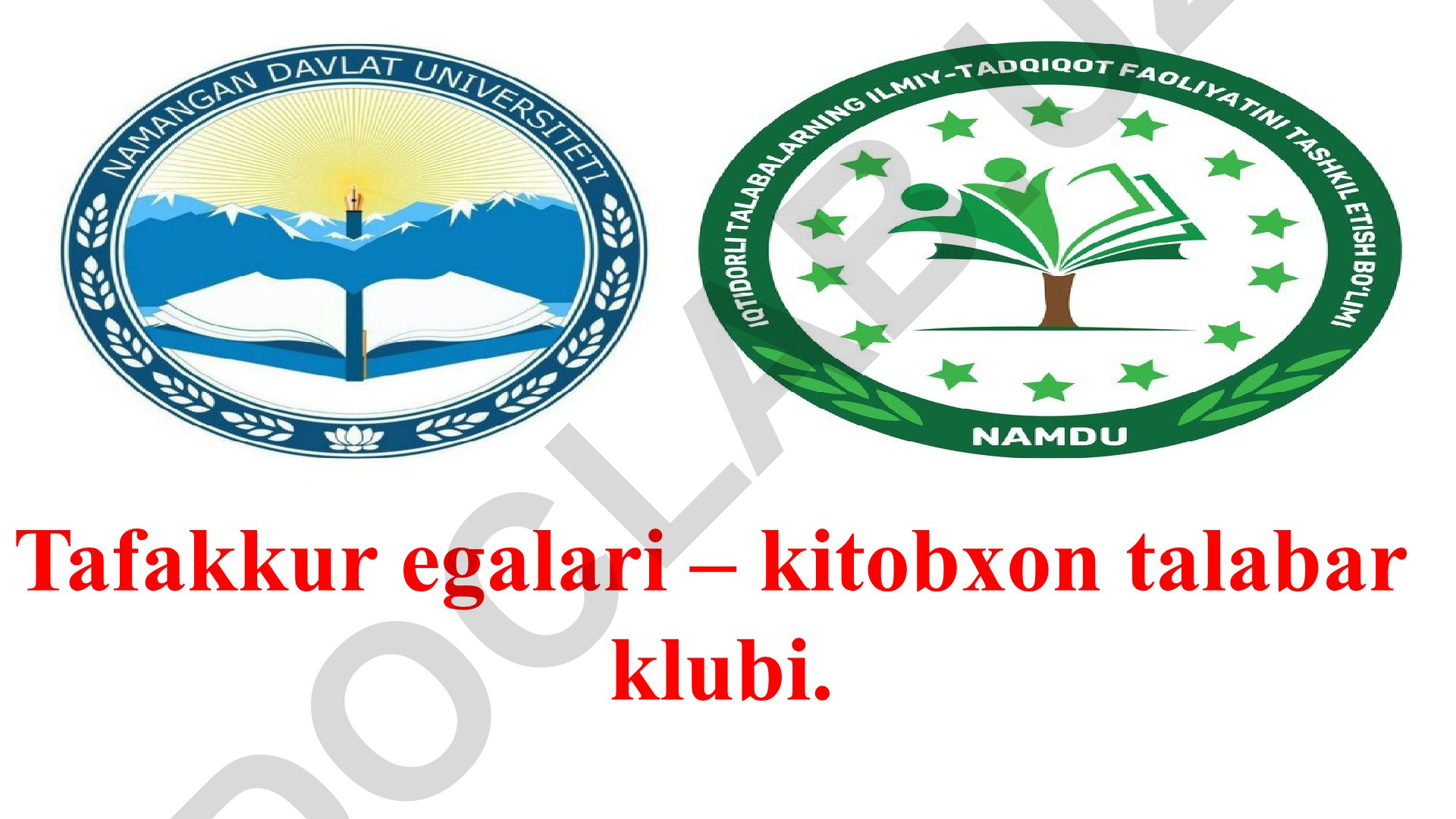 Tafakkur egalari – kitobxon talabar klubi faoliyati va maqsadlari