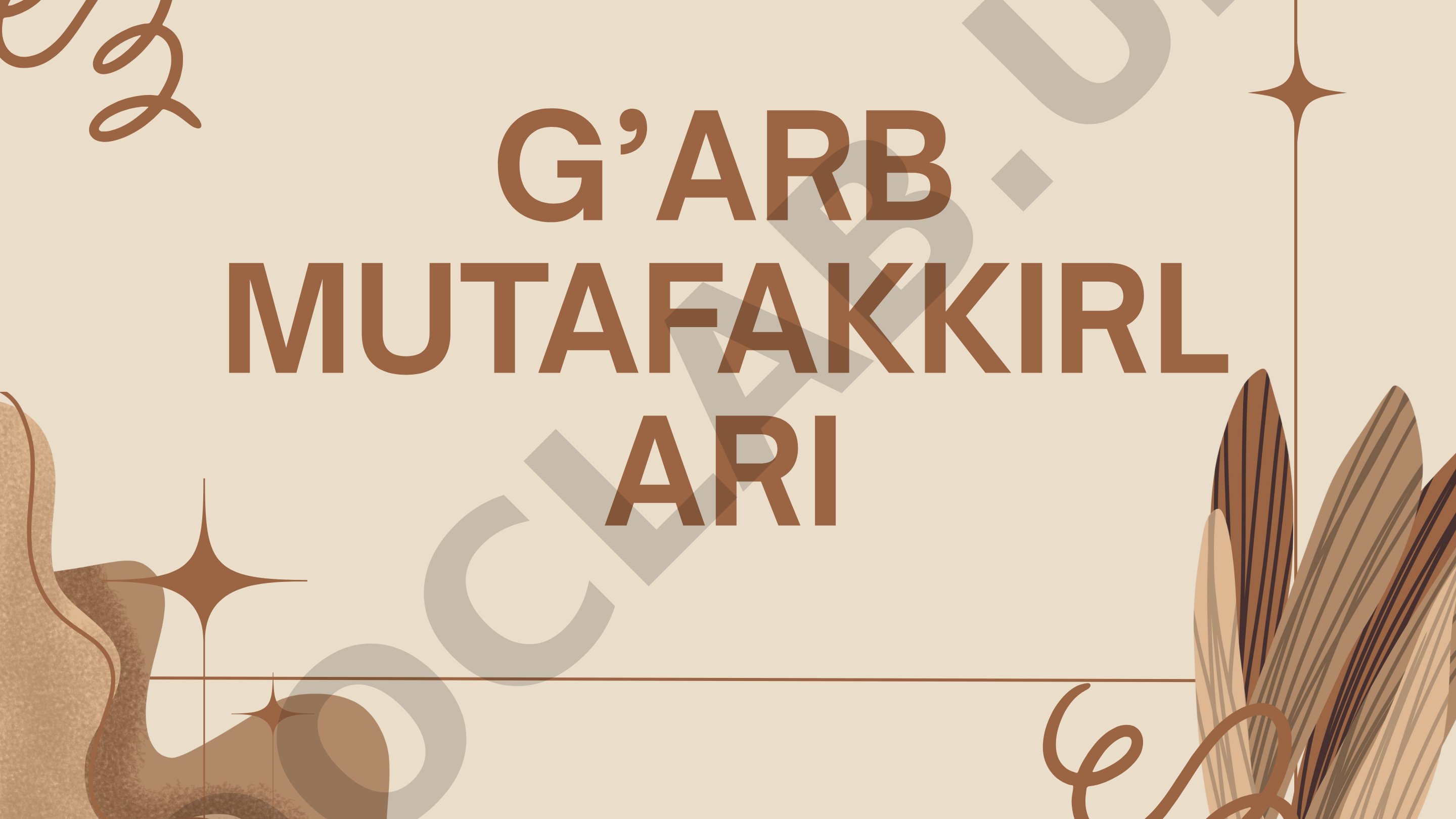 G'arb mutafakkirlari Yan Amon Komenskiy va Konstantin Ushinskiyning pedagogik qarashlari