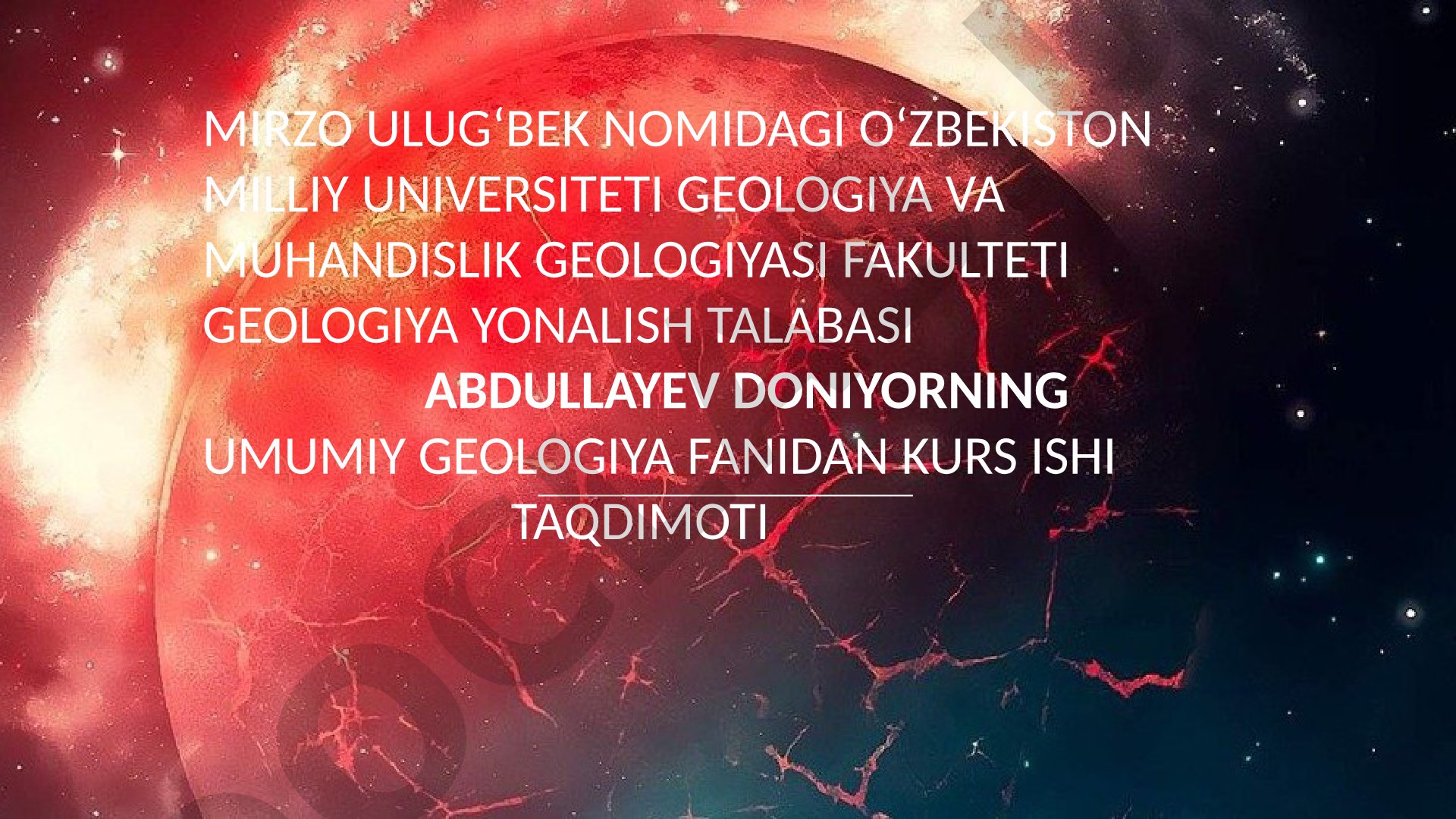 Muzliklar, ularning turlari, hosilalari, ularning harakati