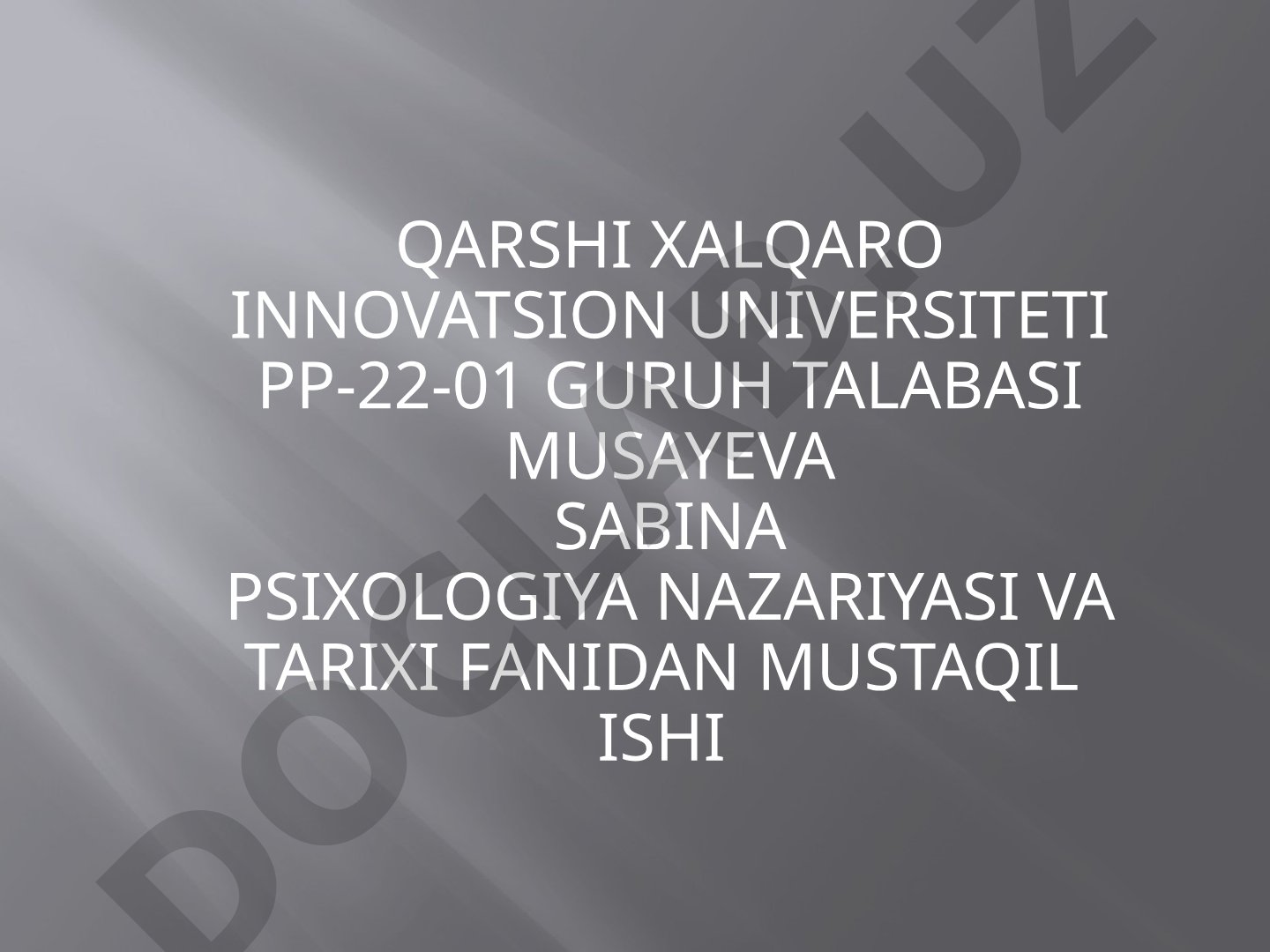 Psixologning kasbiy o‘zini o‘zi anglashning axloqiy jihatlari