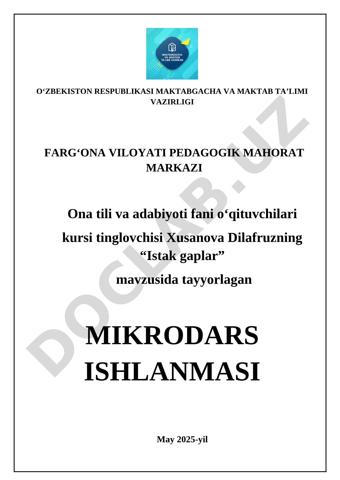 Istak gaplar