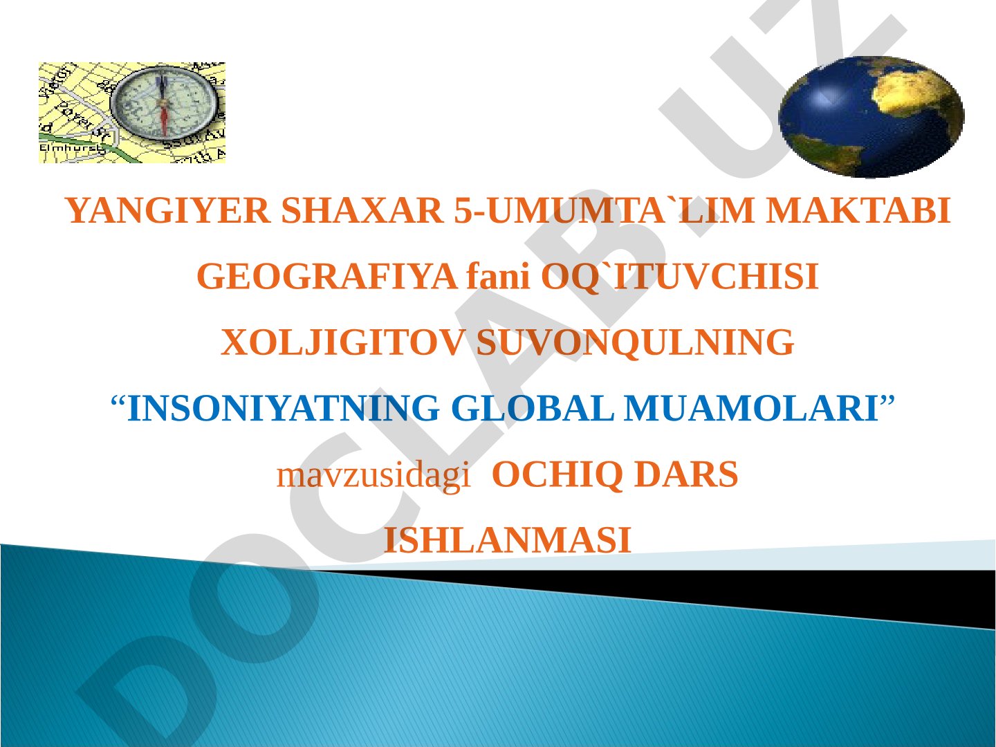 Insoniyatning global muammolari