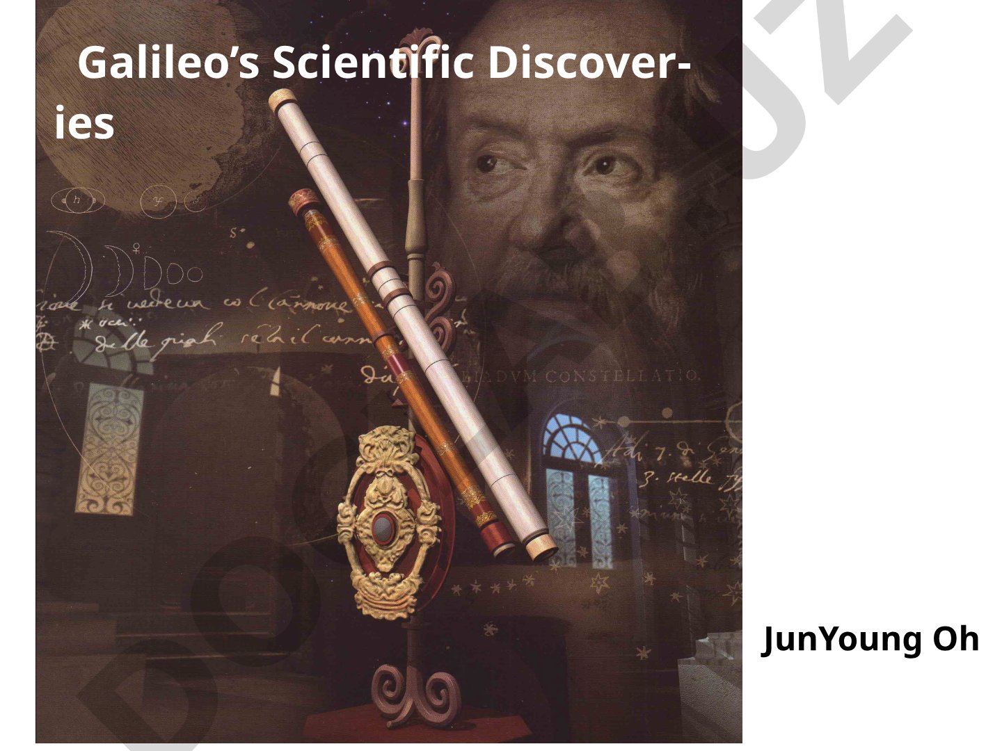 Galileo's Scientific Discoveries