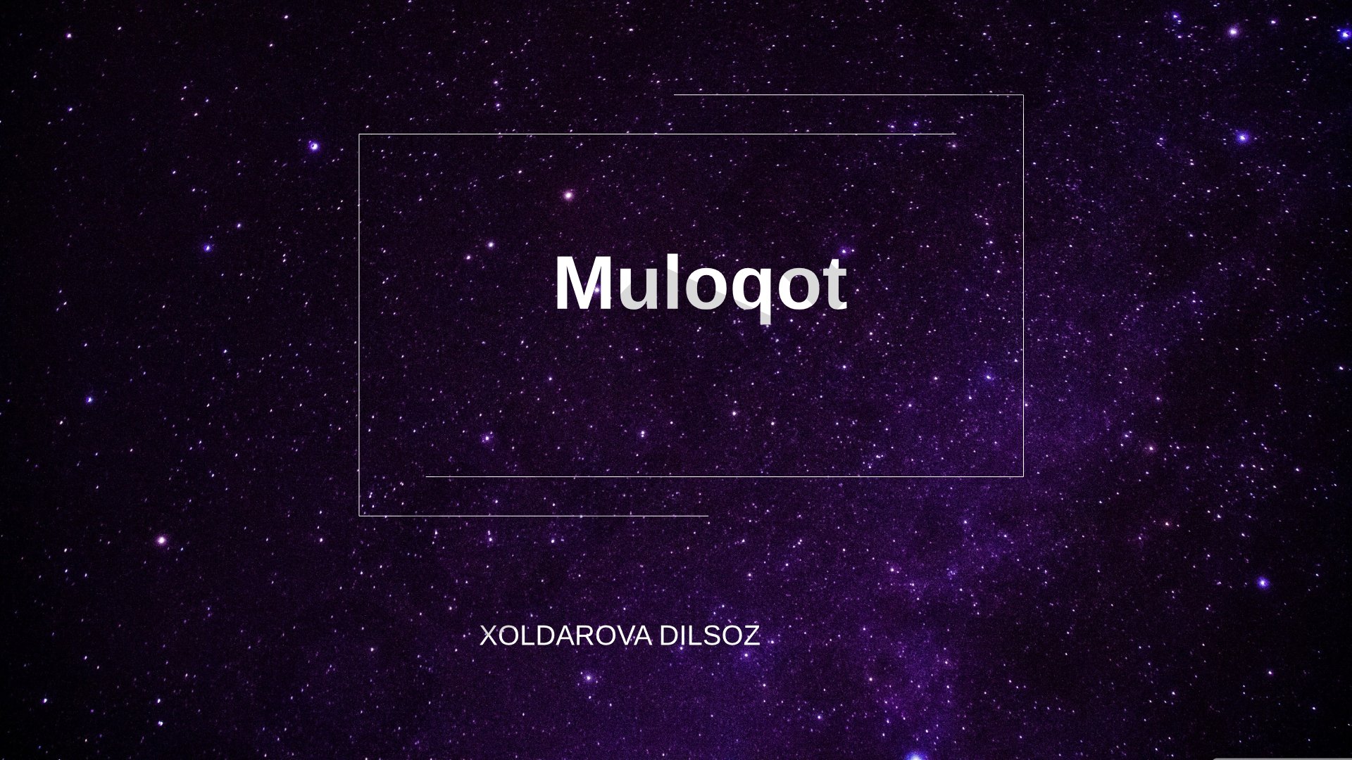 Muloqot tushunchasi va uning funksiyalari