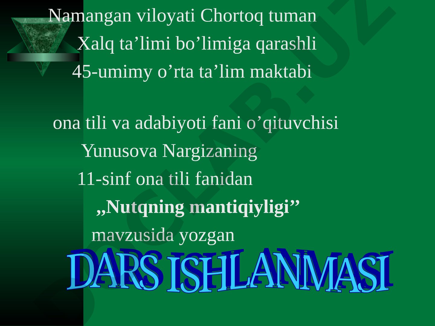 Nutqning mantiqiyligi
