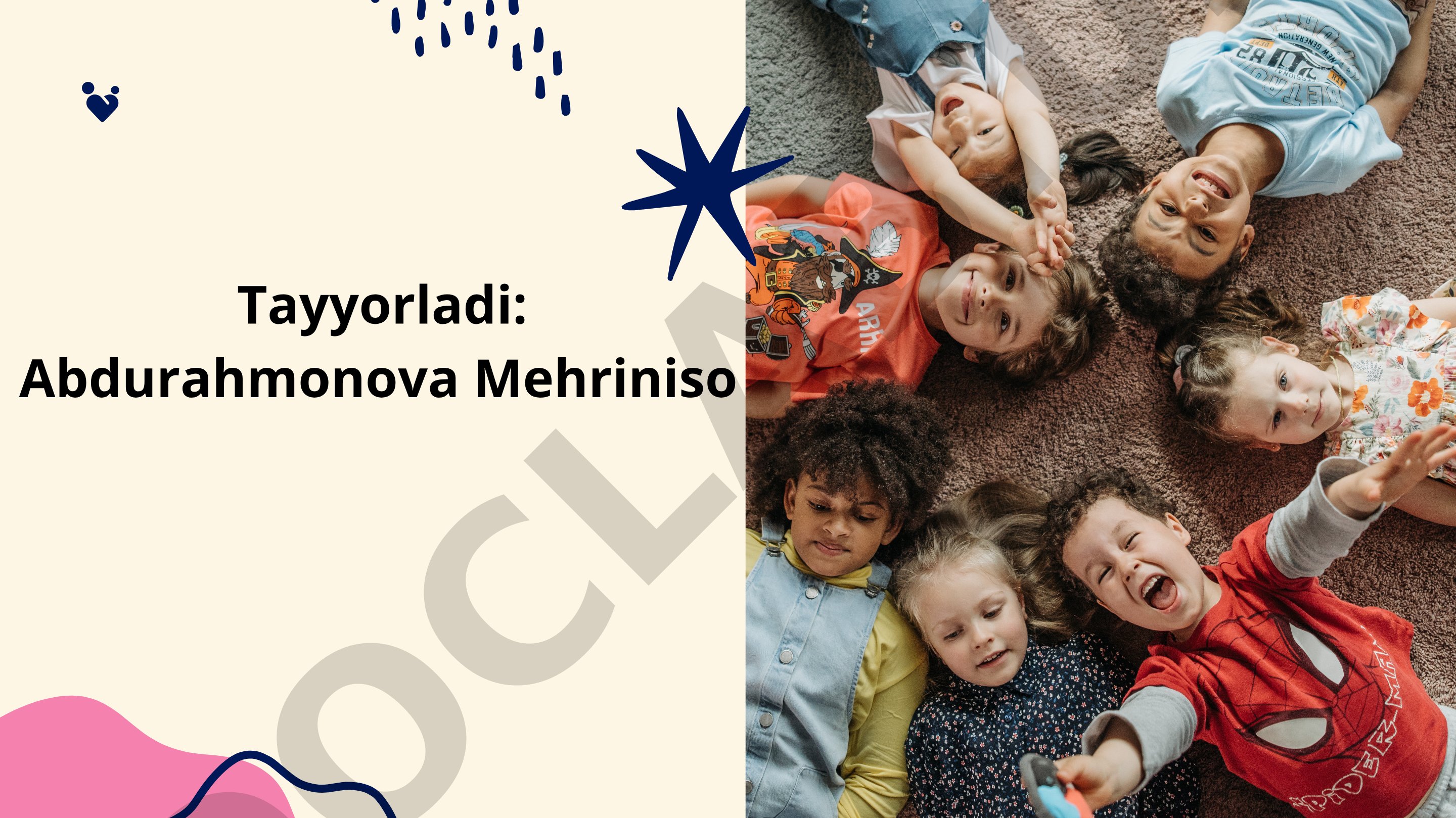 Maktabgacha taʼlimda xalqaro metodlar