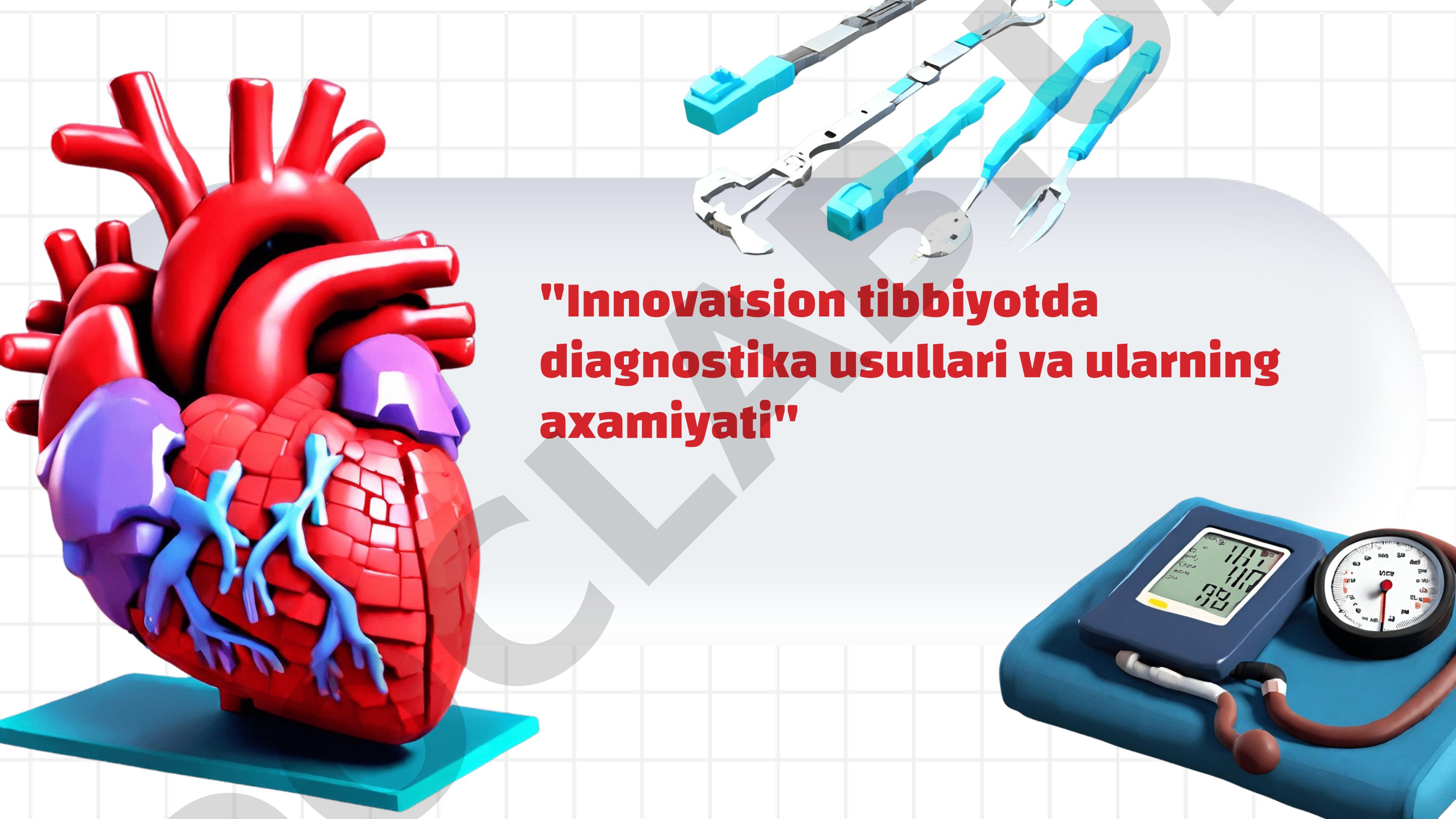 Innovatsion tibbiyotda diagnostika usullari va ularning axamiyati