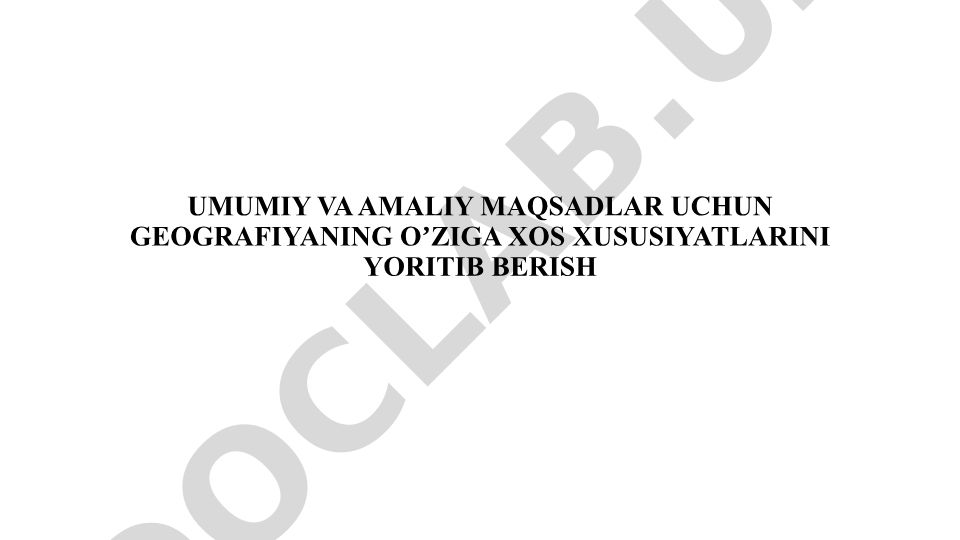 Turli tarmoqlarda geografiya va GISning qo'llanilishi