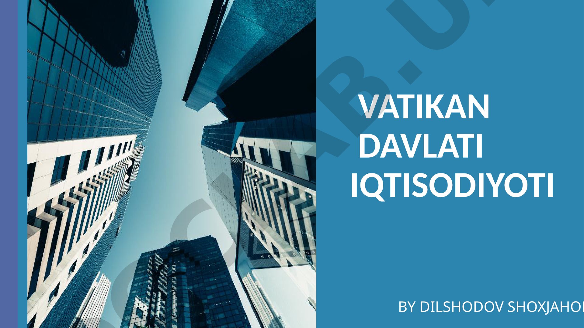 Vatikan davlati iqtisodiyoti
