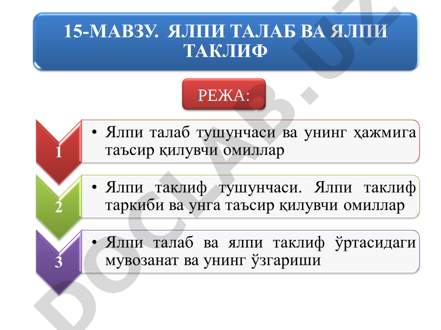 Ялпи талаб ва ялпи таклиф мувозанати