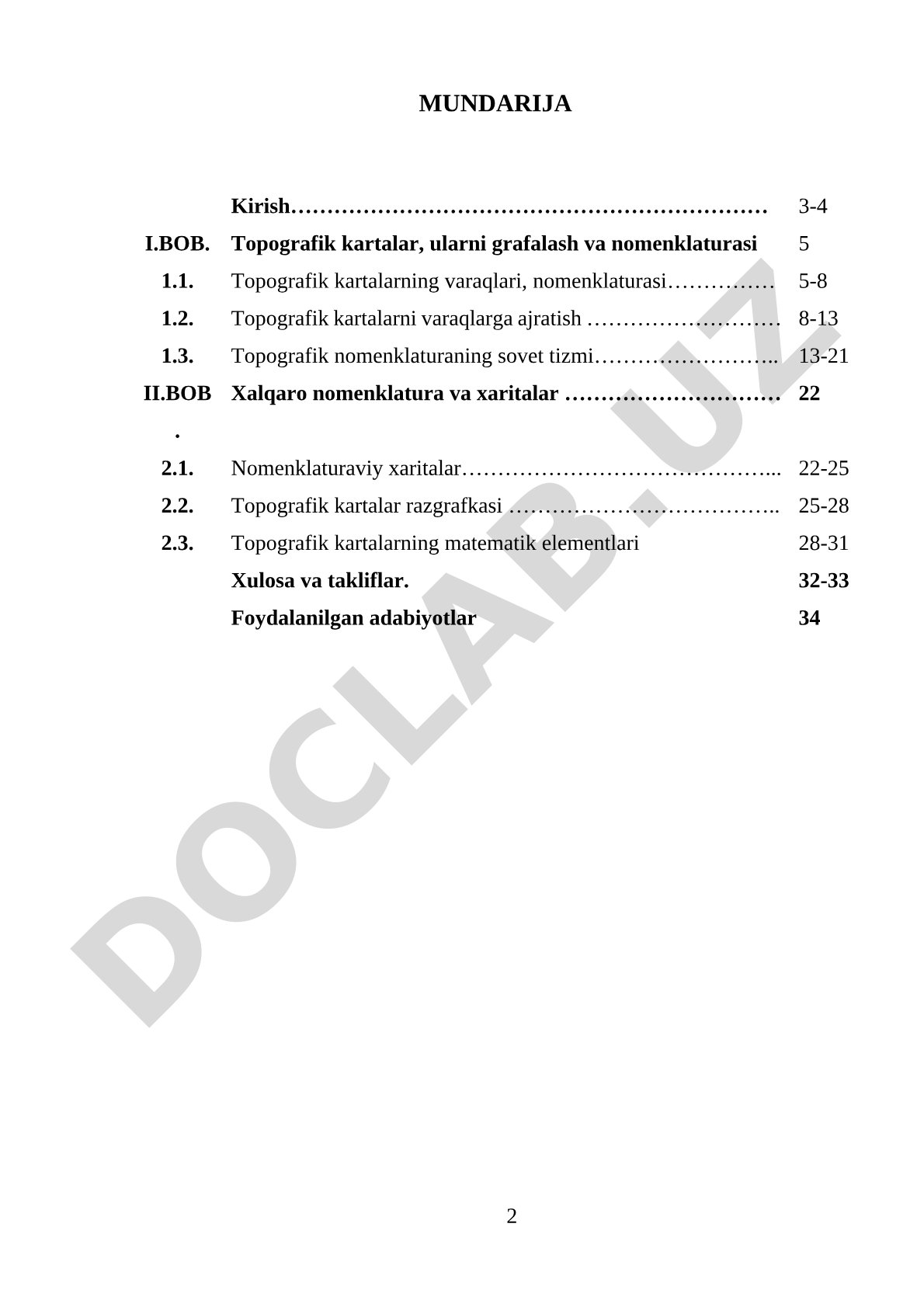 Plan olish balandlik tayanch shoxobchalari