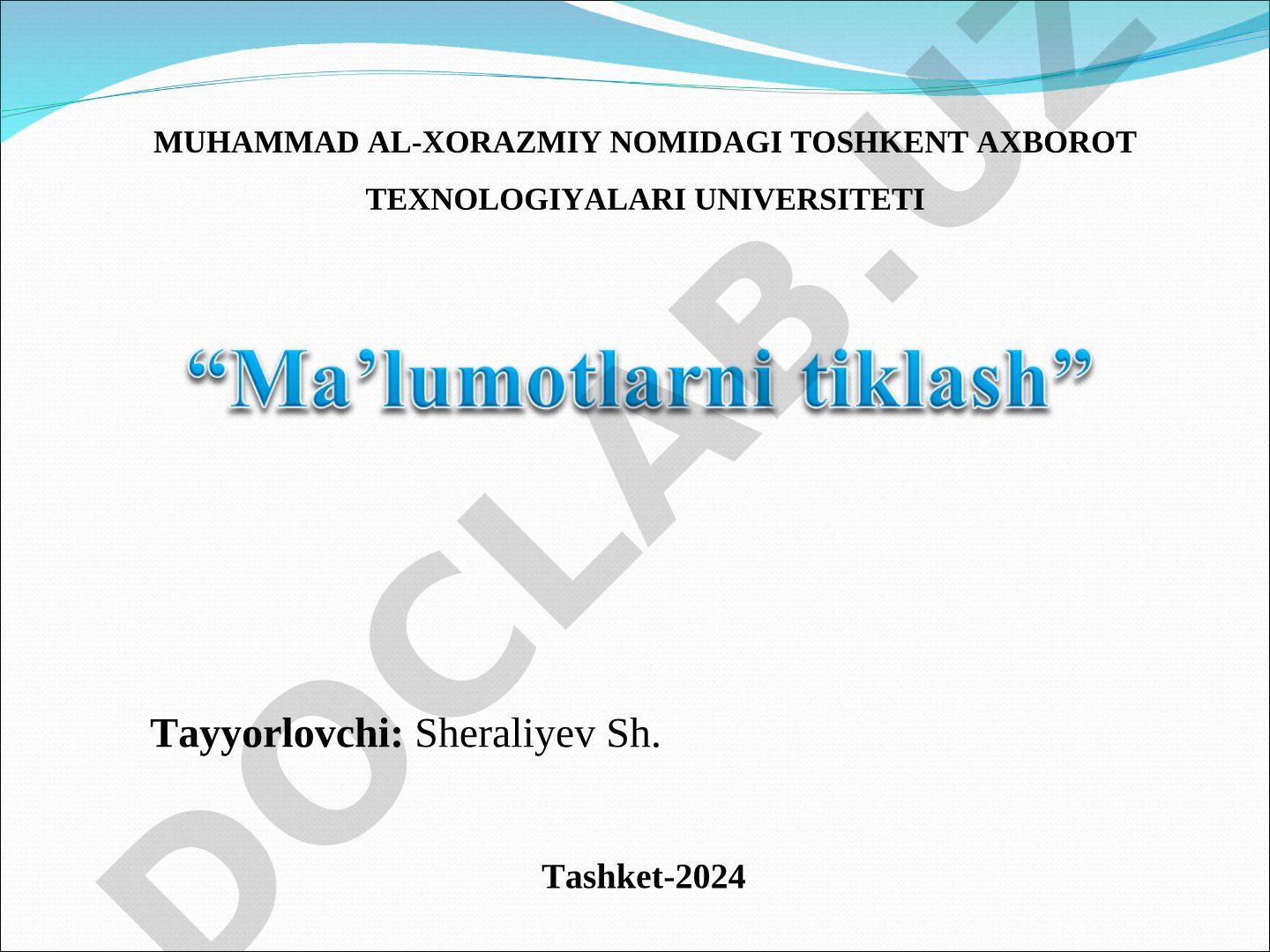 Ma’lumotlarni qayta tiklash vositalari