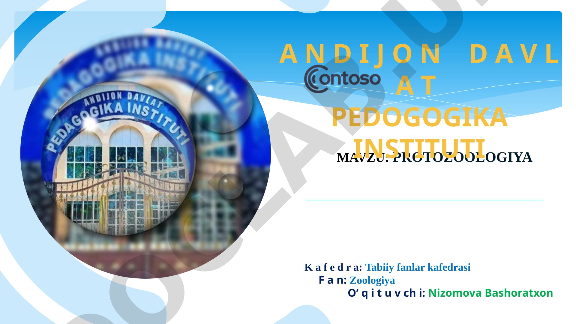 Protozoologiya