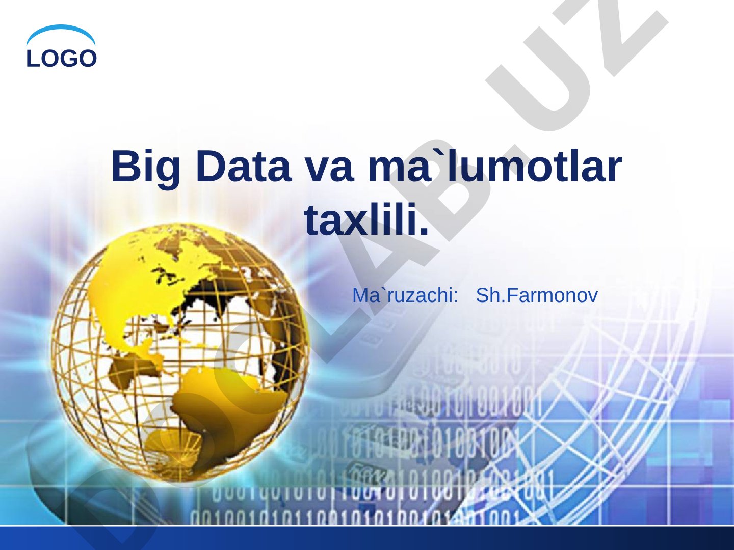 Big Data va ma'lumotlar tahlili