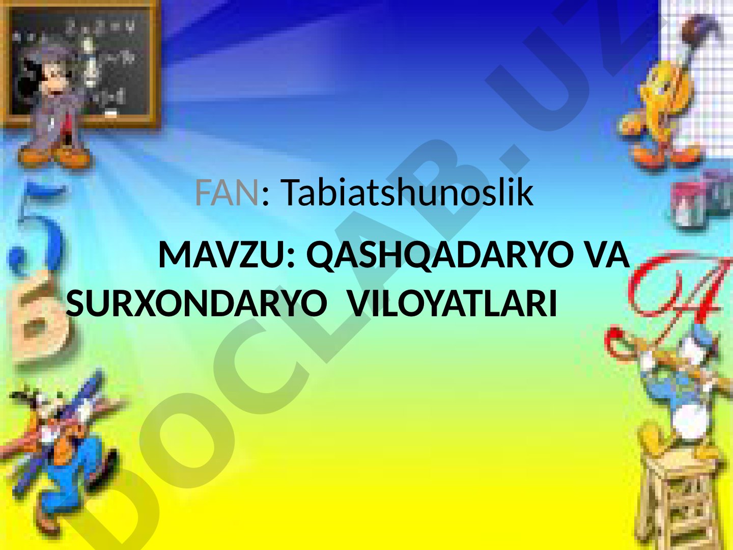 Qashqadaryo va Surxondaryo viloyatlari