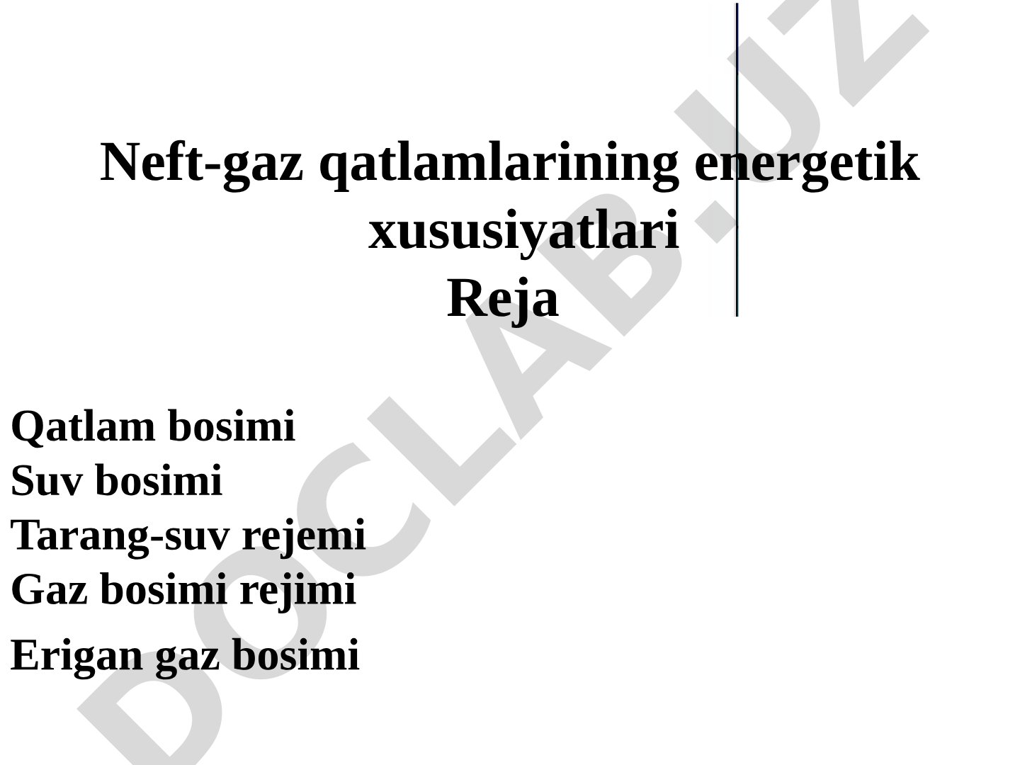 Neft-gaz qatlamlarining energetik xususiyatlari