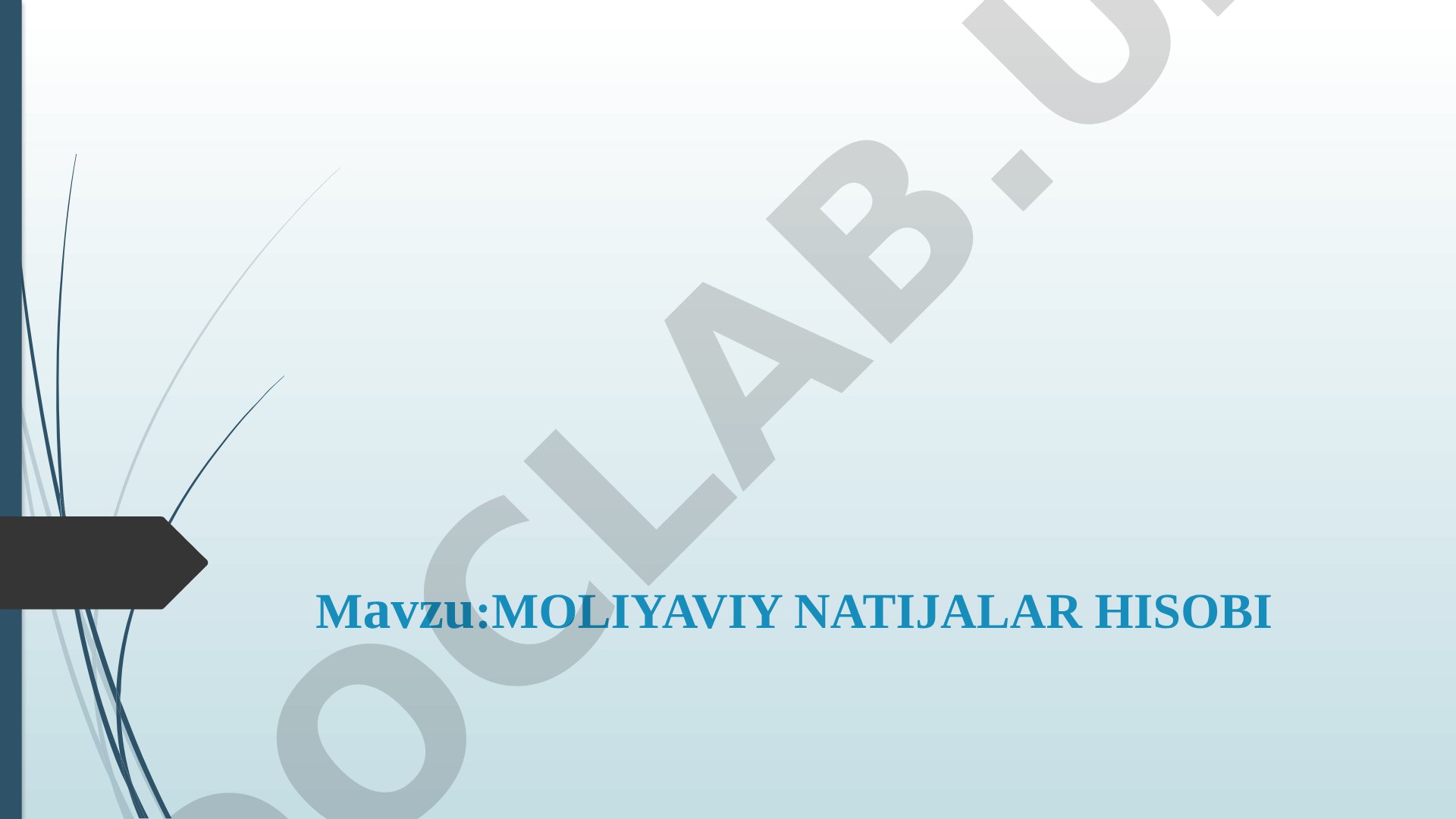 Moliyaviy natijalar hisobi