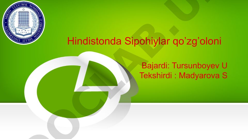 Hindistonda Sipohiylar qo'zg'oloni (1857-1859)