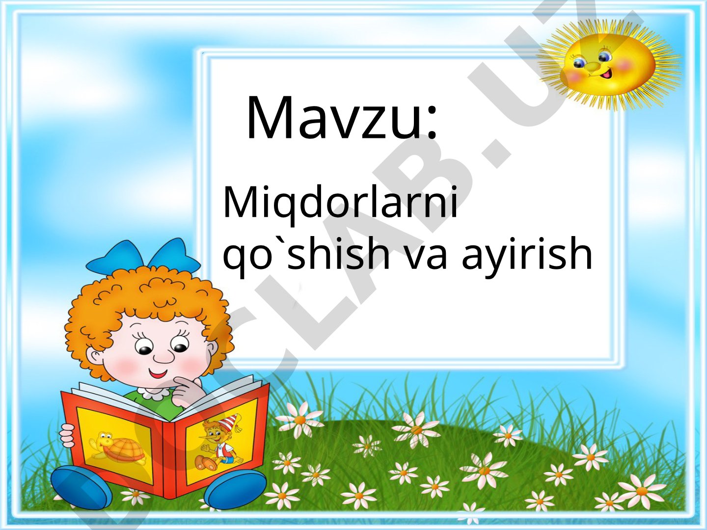 Miqdorlarni qo'shish va ayirish