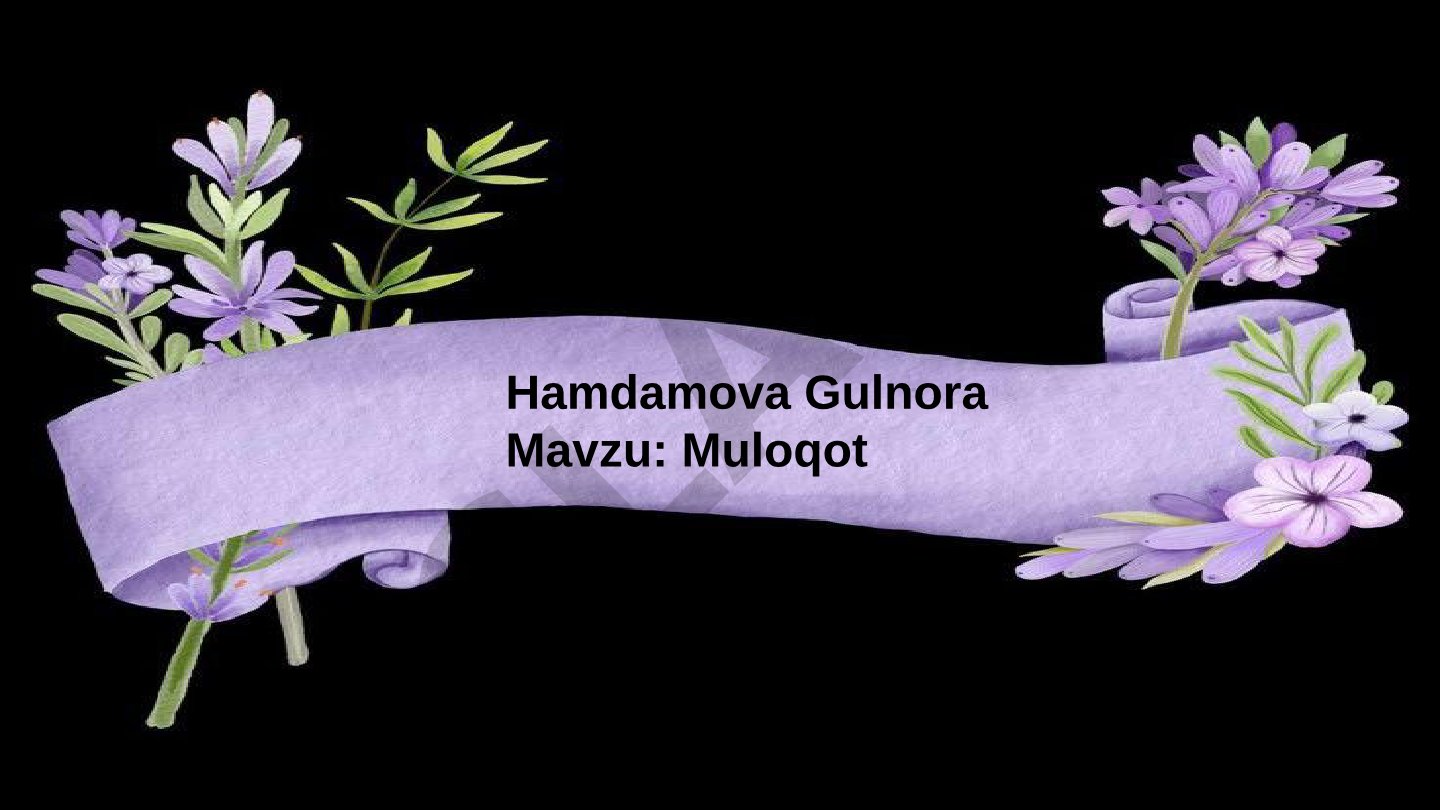 Muloqot