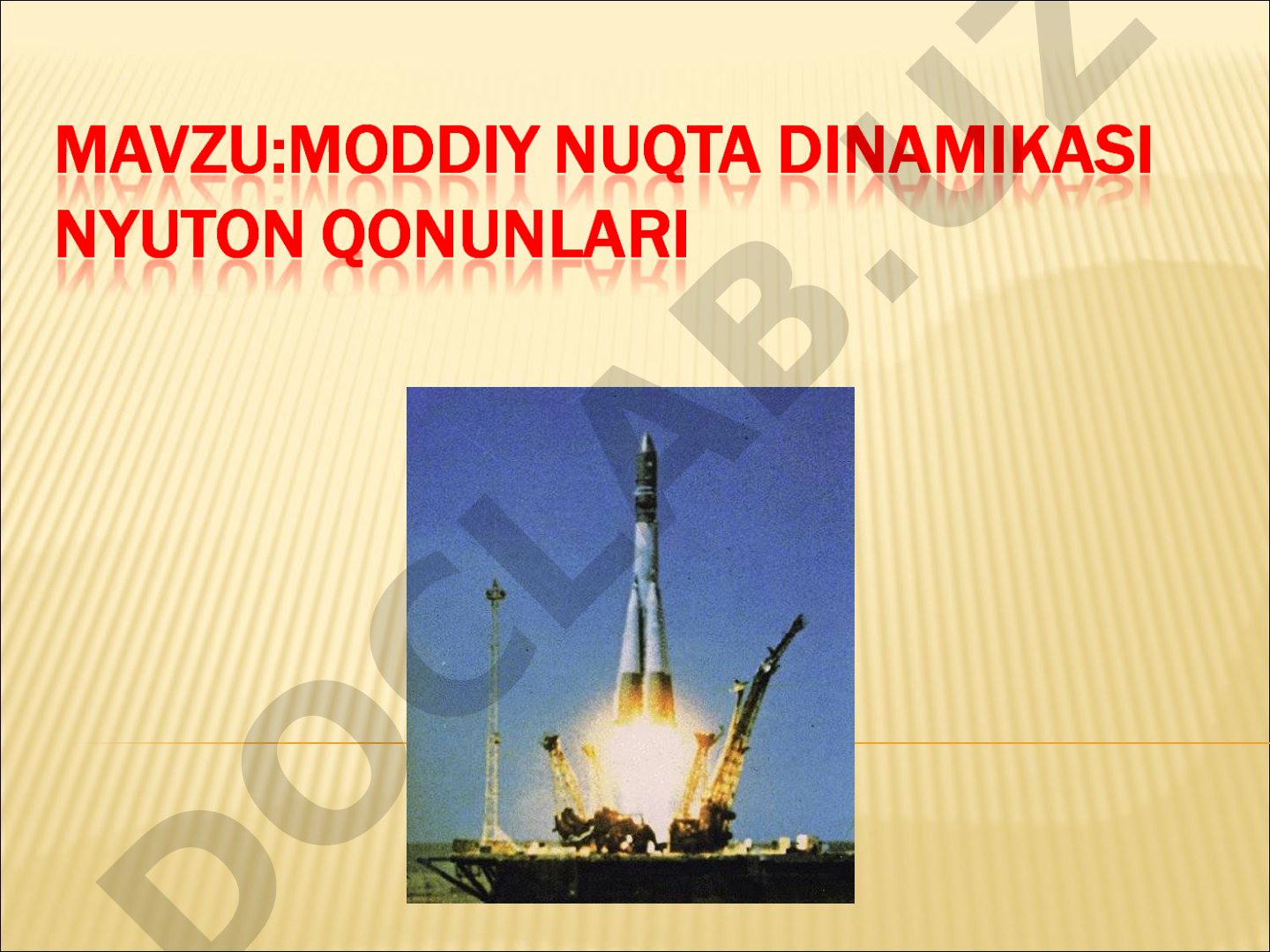 Dinamika asoslari Nyuton qonunlari