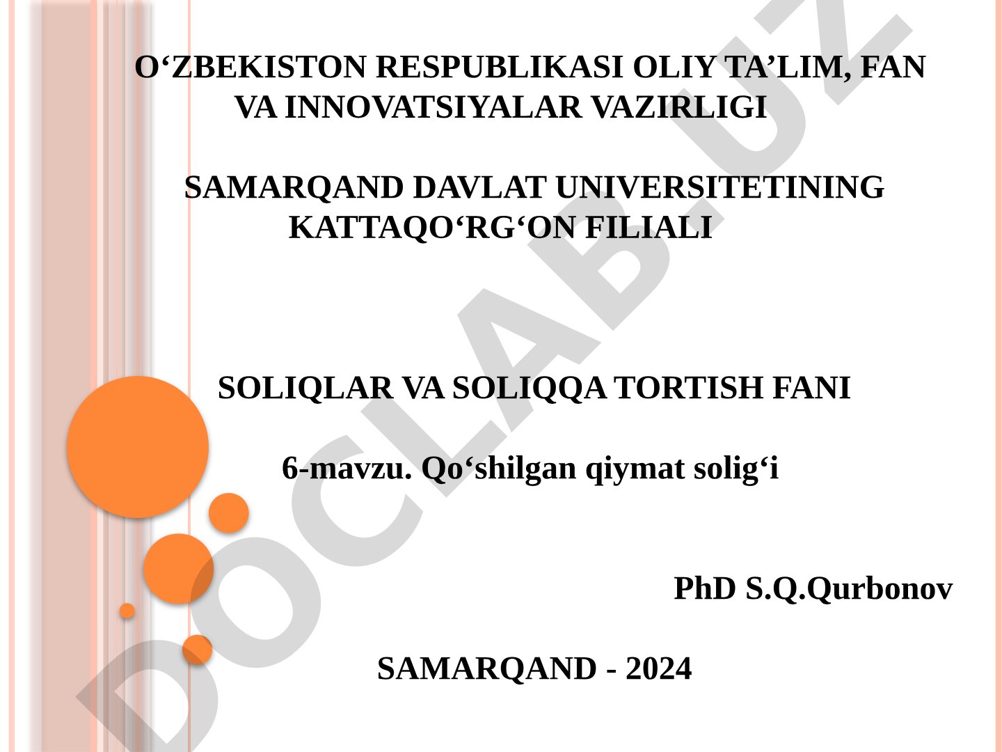 Qo'shilgan qiymat solig'i