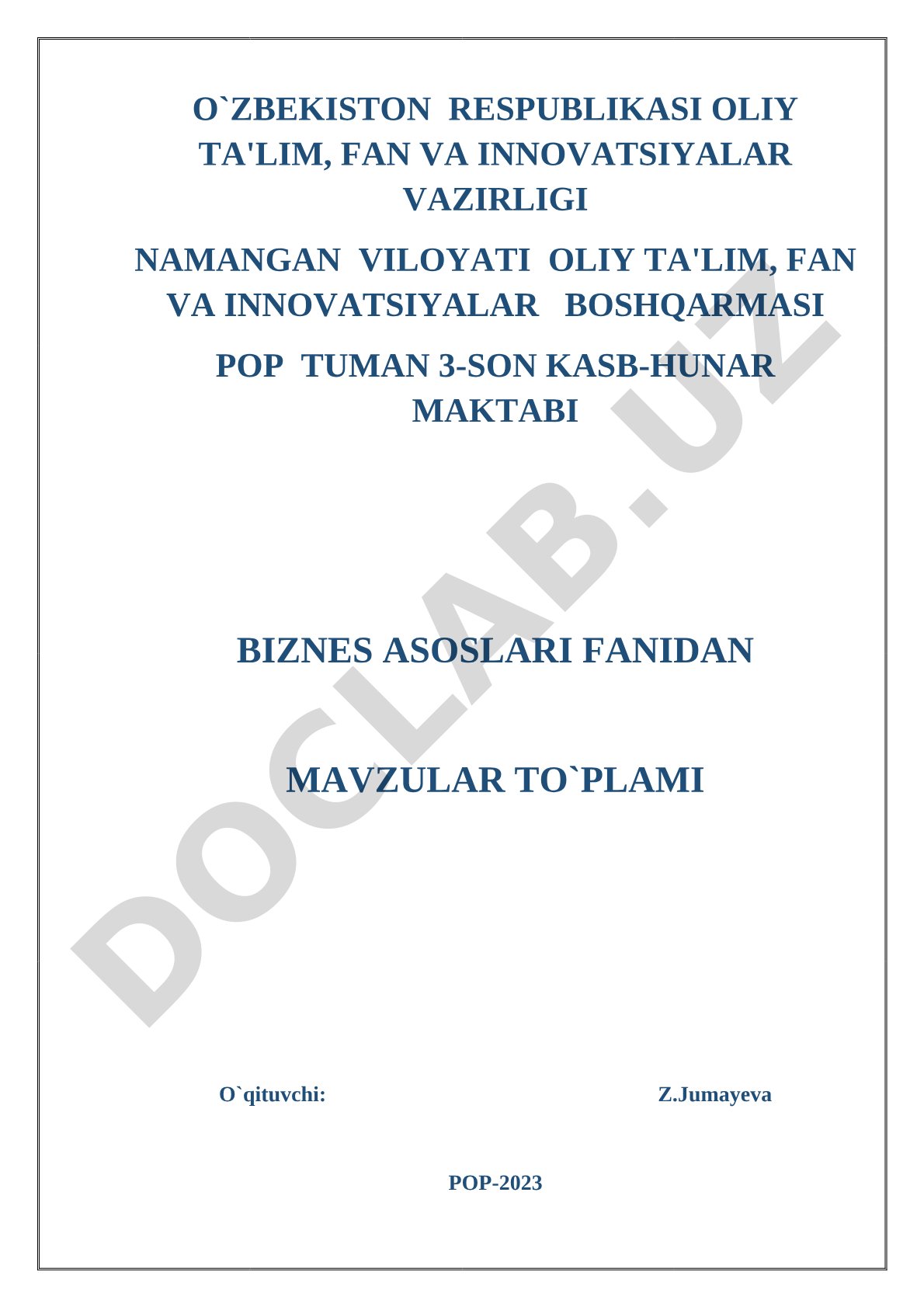 Simulyatsiyaga kirish va shaxsiy uy xo’jaligida jamg’arish