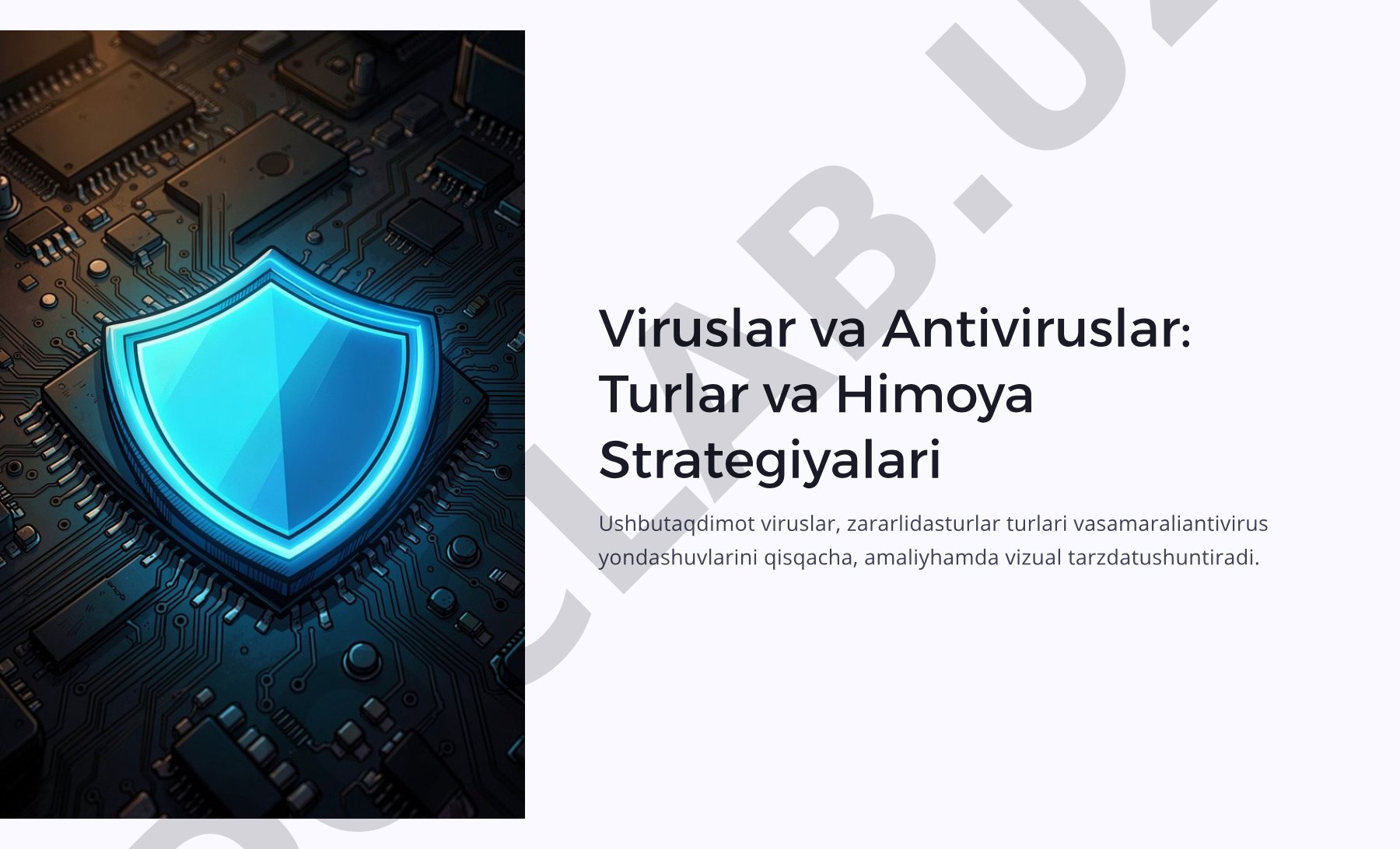Viruslar va Antiviruslar: Turlar va Himoya Strategiyalari