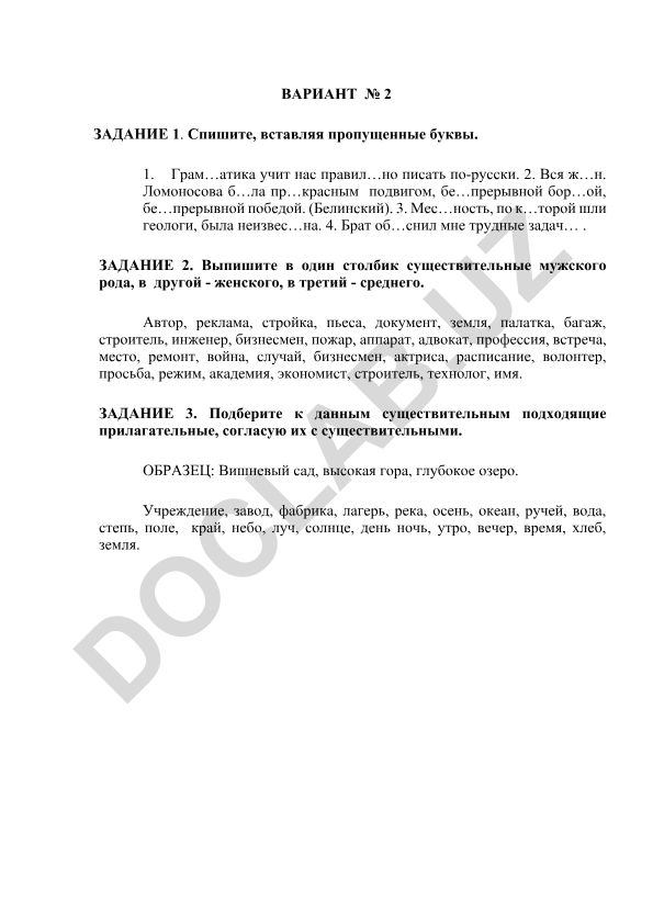 Русский язык: упражнения по орфографии и грамматике