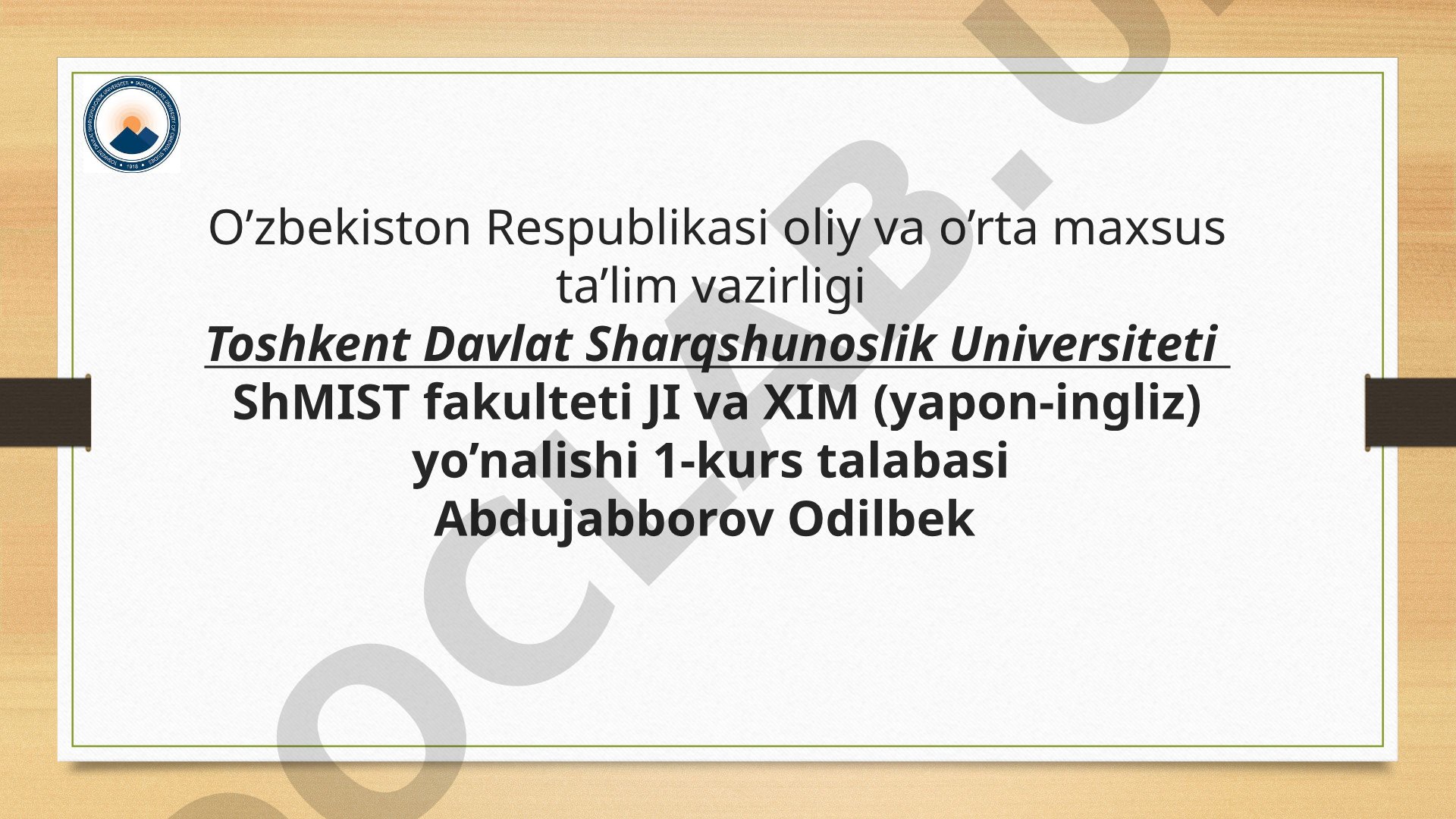 Institutsionalizm yo'nalishi, T.Veblen g'oyalari va boshqaruv asoslari haqida