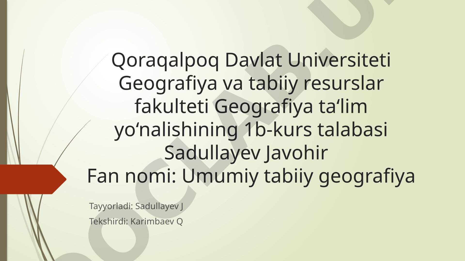 Geografik qobiqning rivojlanishi manbalari