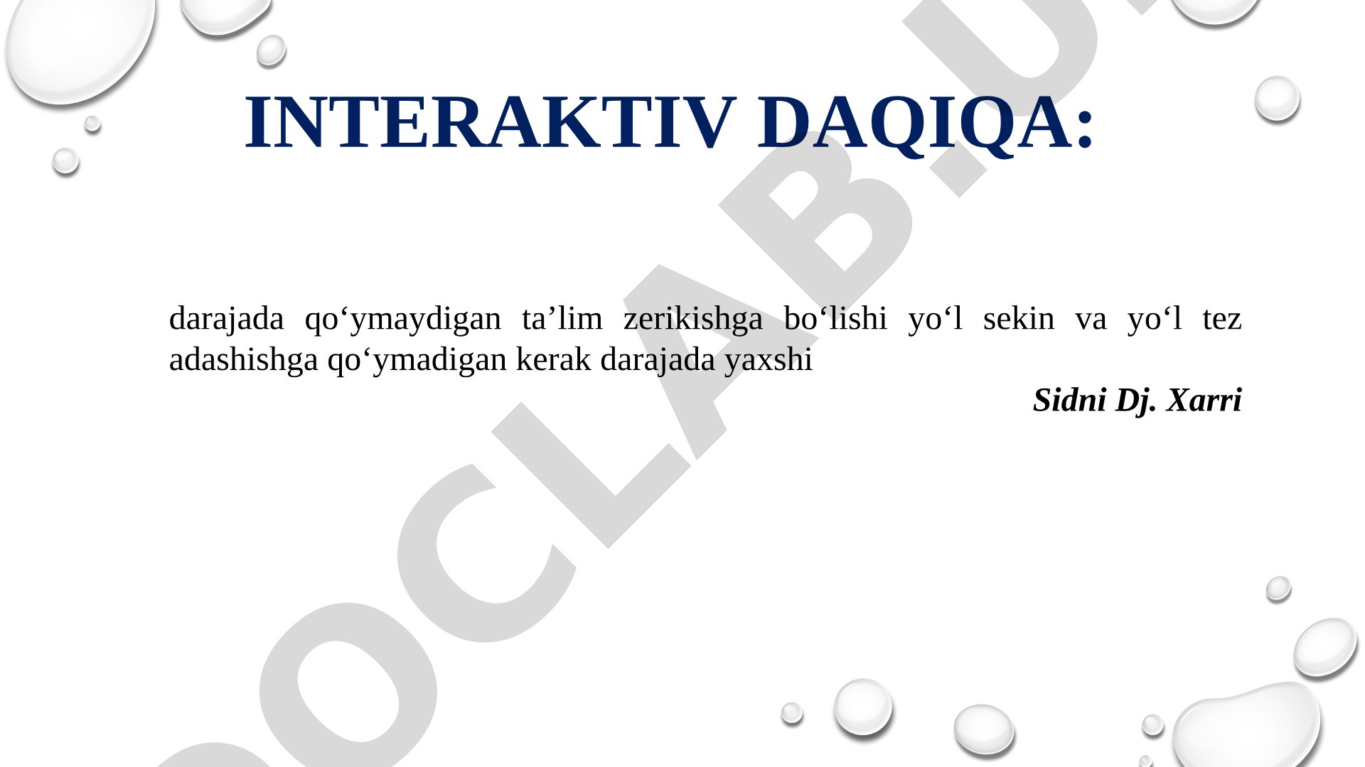 TIMMS xalqaro tadqiqotining baholash vositalaridan foydalanish