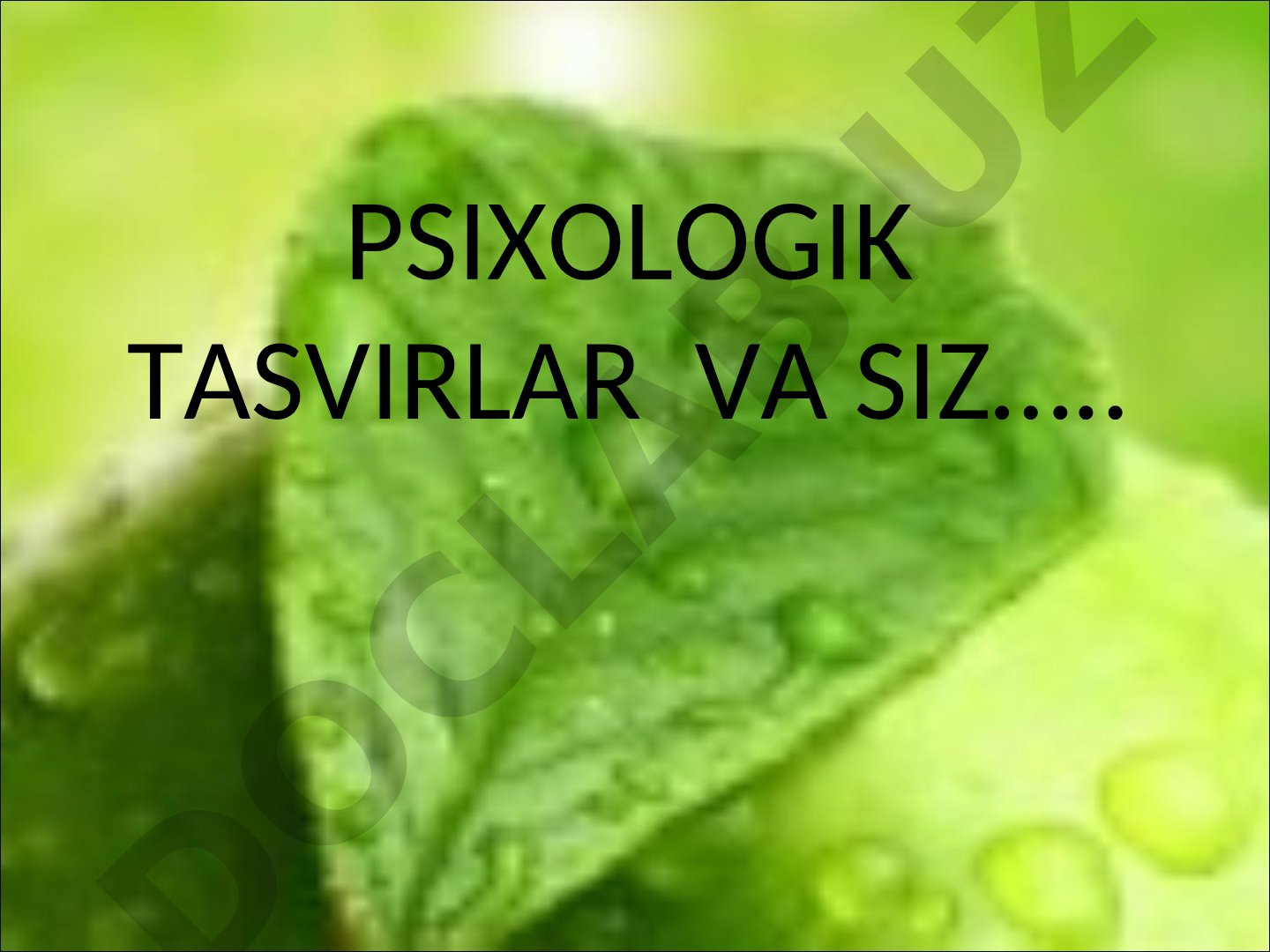 Daraxt tasviridagi odamlar va raqamlar asosida psixologik test