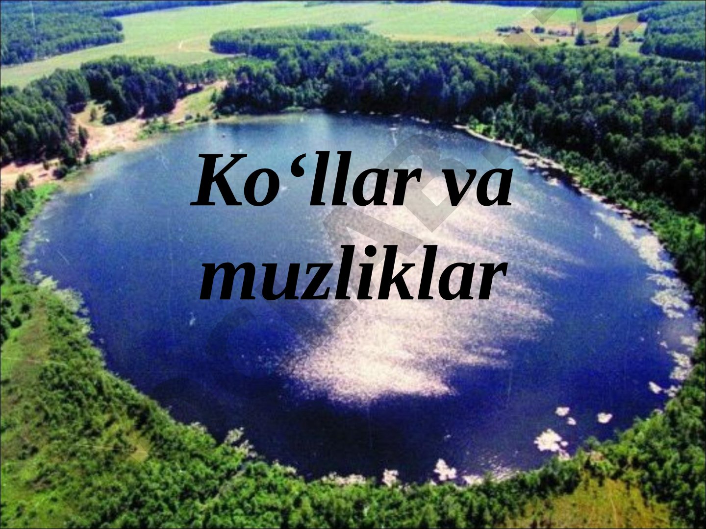 Ko‘llar va muzliklar