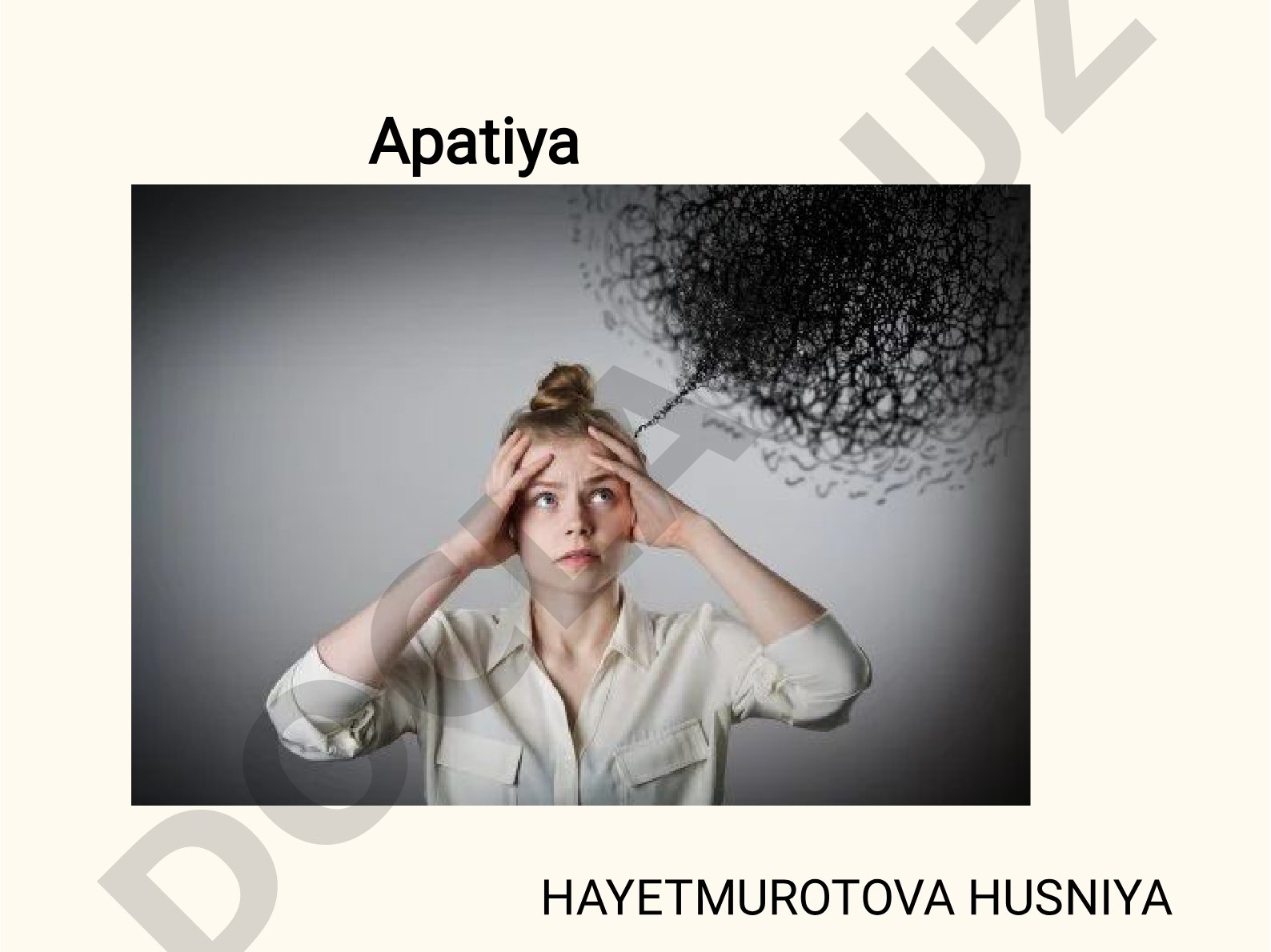 Apatiya: belgilari, sabablari va yengish yo'llari