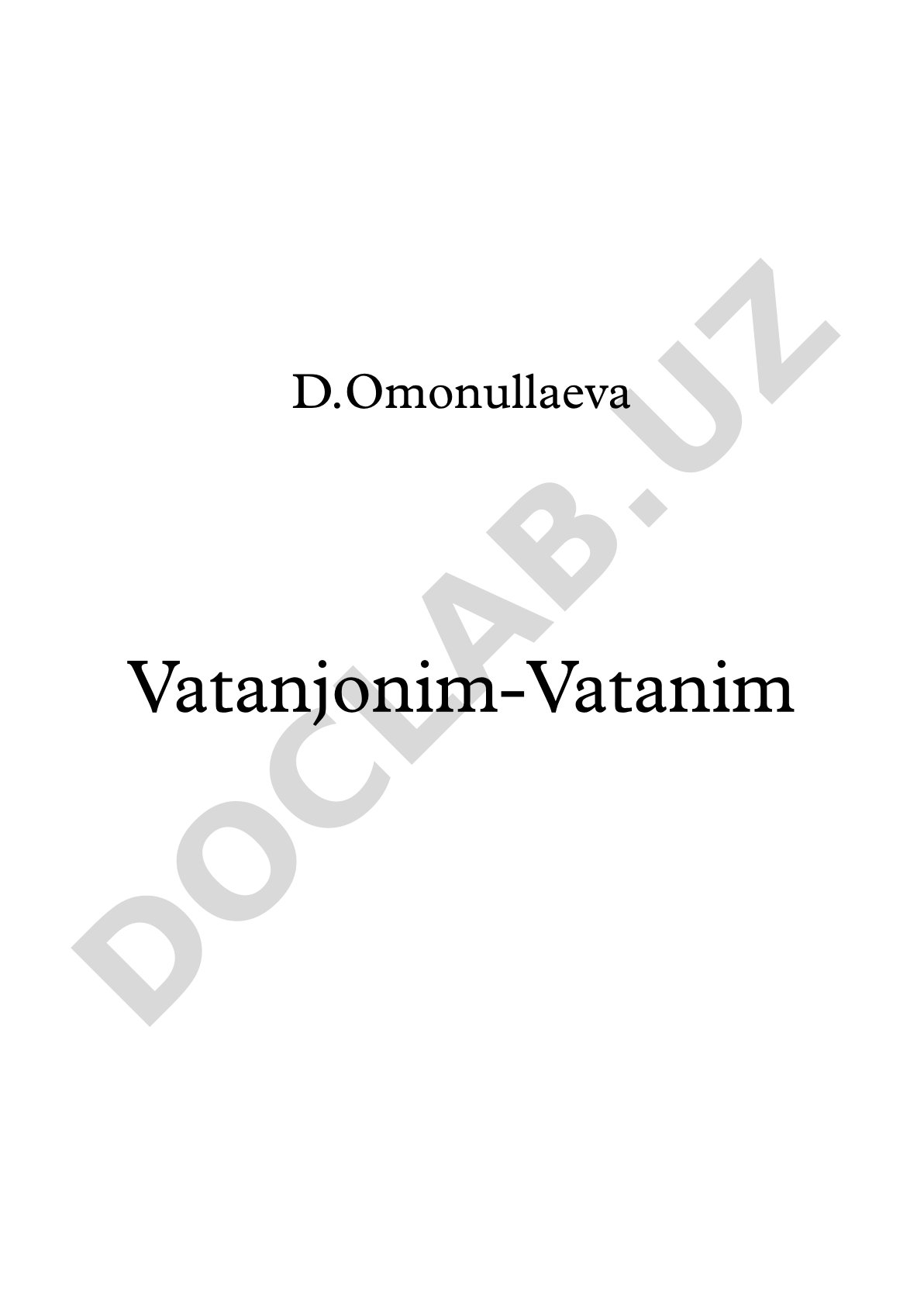 Vatanjonim-Vatanim