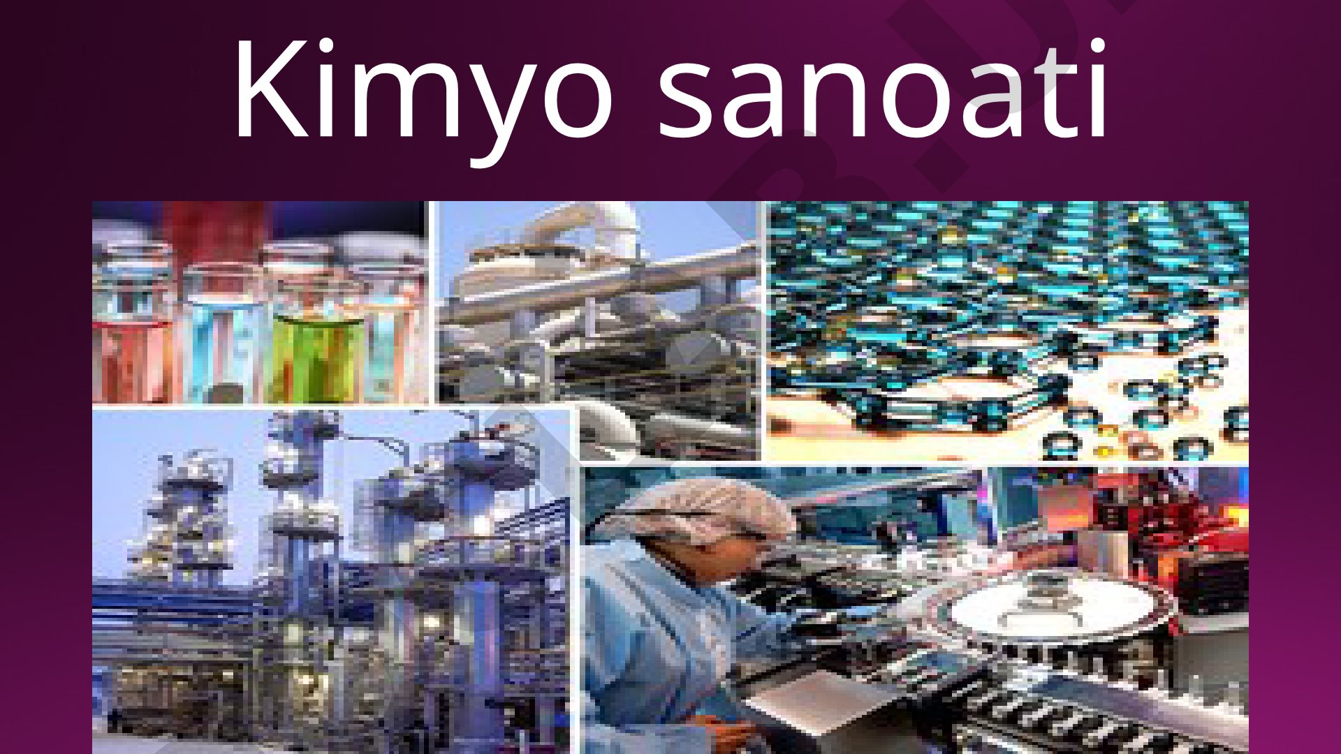 O'zbekiston kimyo sanoati