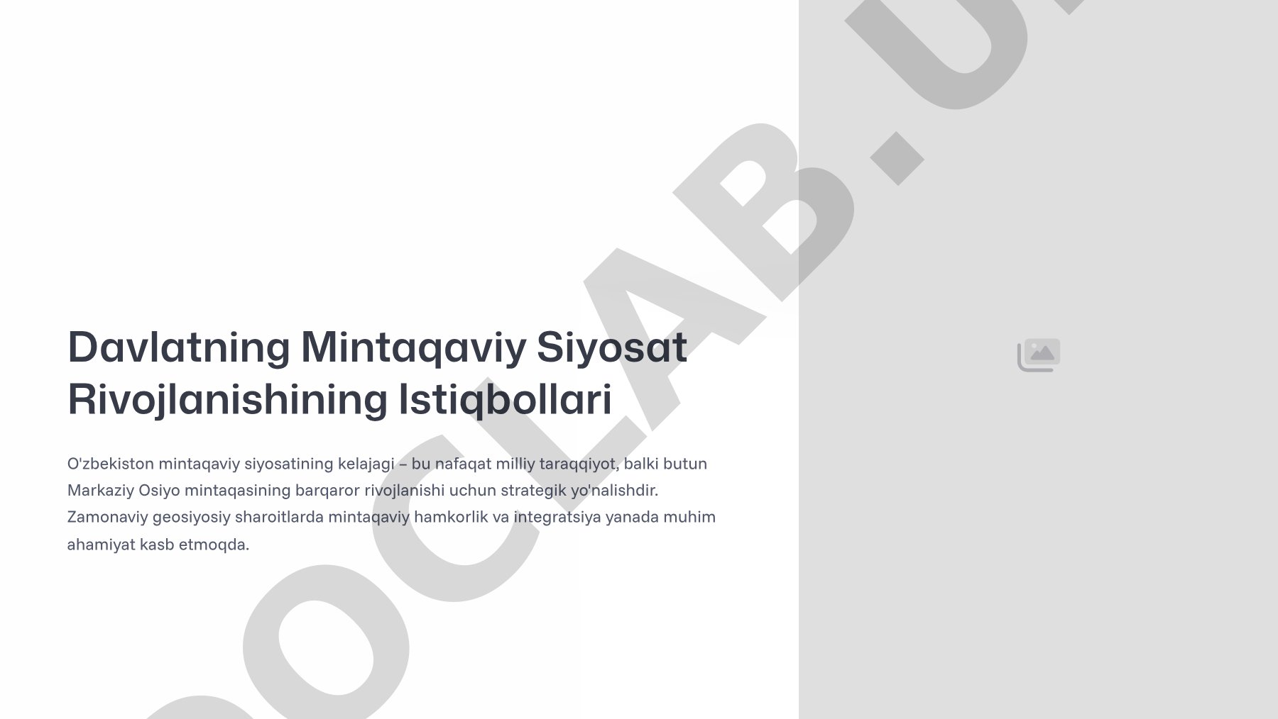 Davlatning Mintaqaviy Siyosat Rivojlanishining Istiqbollari