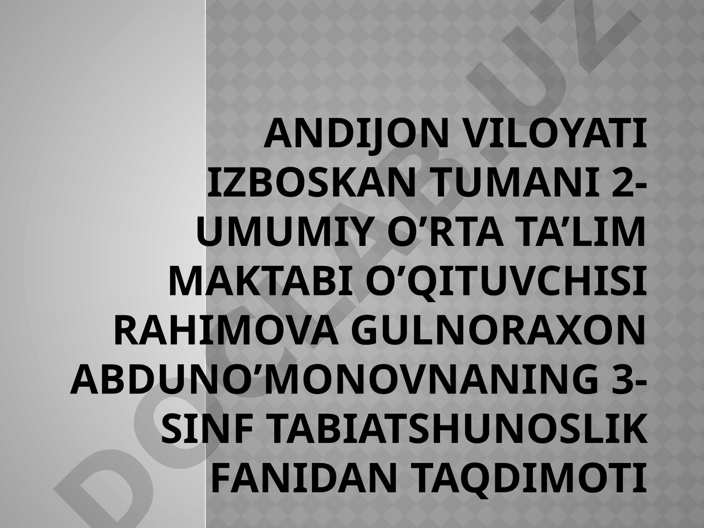Suvda yashaydigan hayvonlar: baliqlar