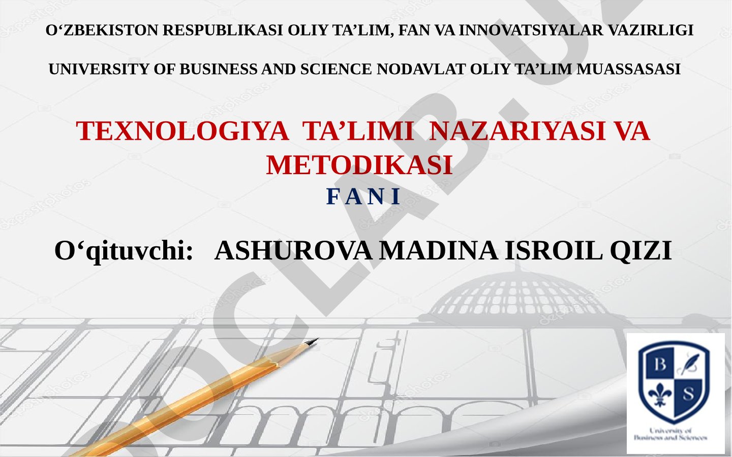 Tabiiy materiallardan amaliy darslarni tashkil etish metodikasi