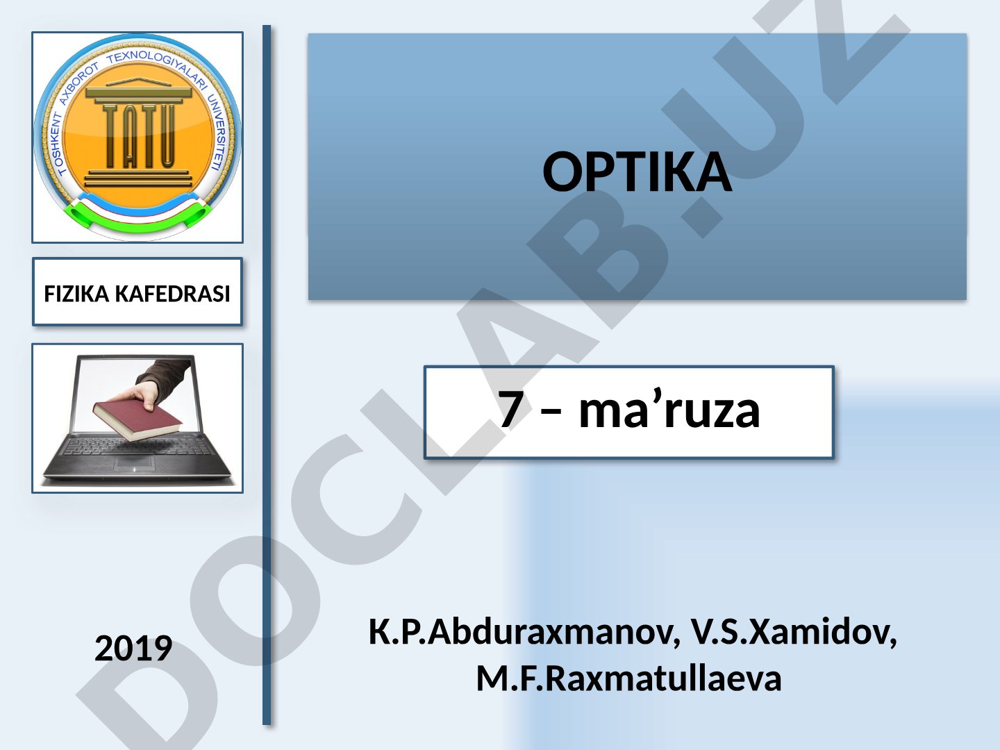 Yorug‘lik diffraksiyasi
