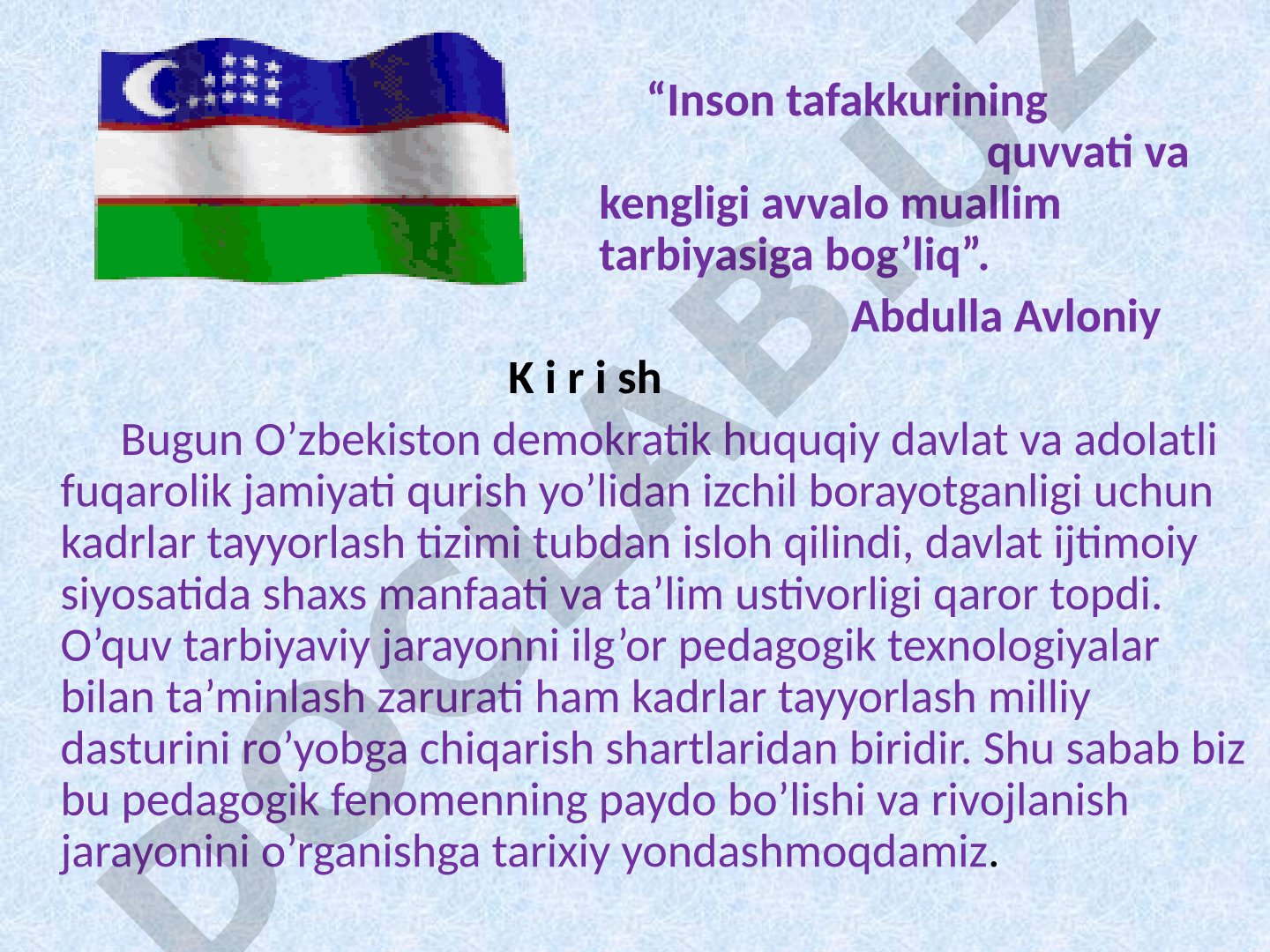Ta'lim sifati monitoringida xalqaro baholash dasturlari