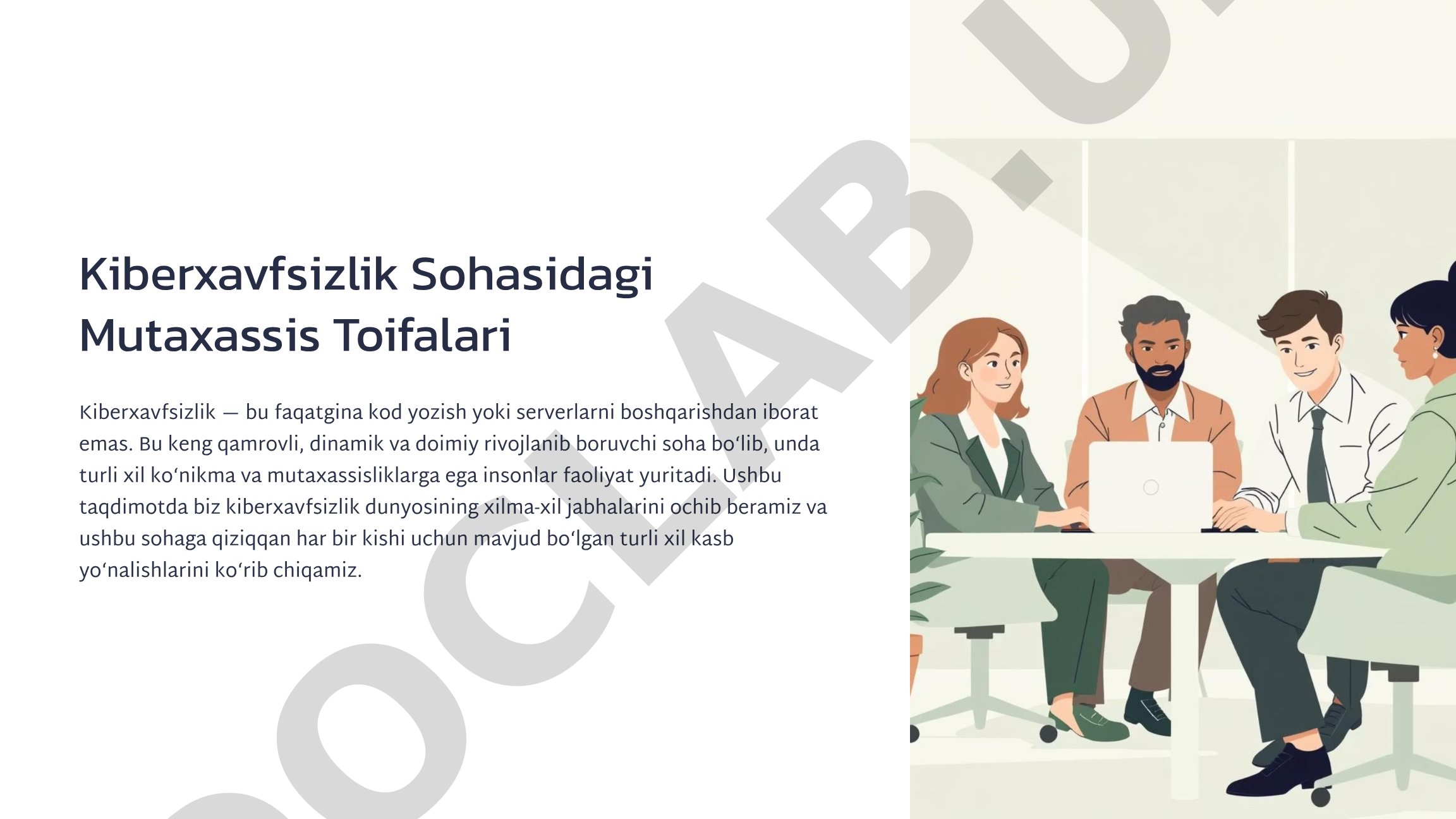 Kiberxavfsizlik Sohasidagi Mutaxassis Toifalari