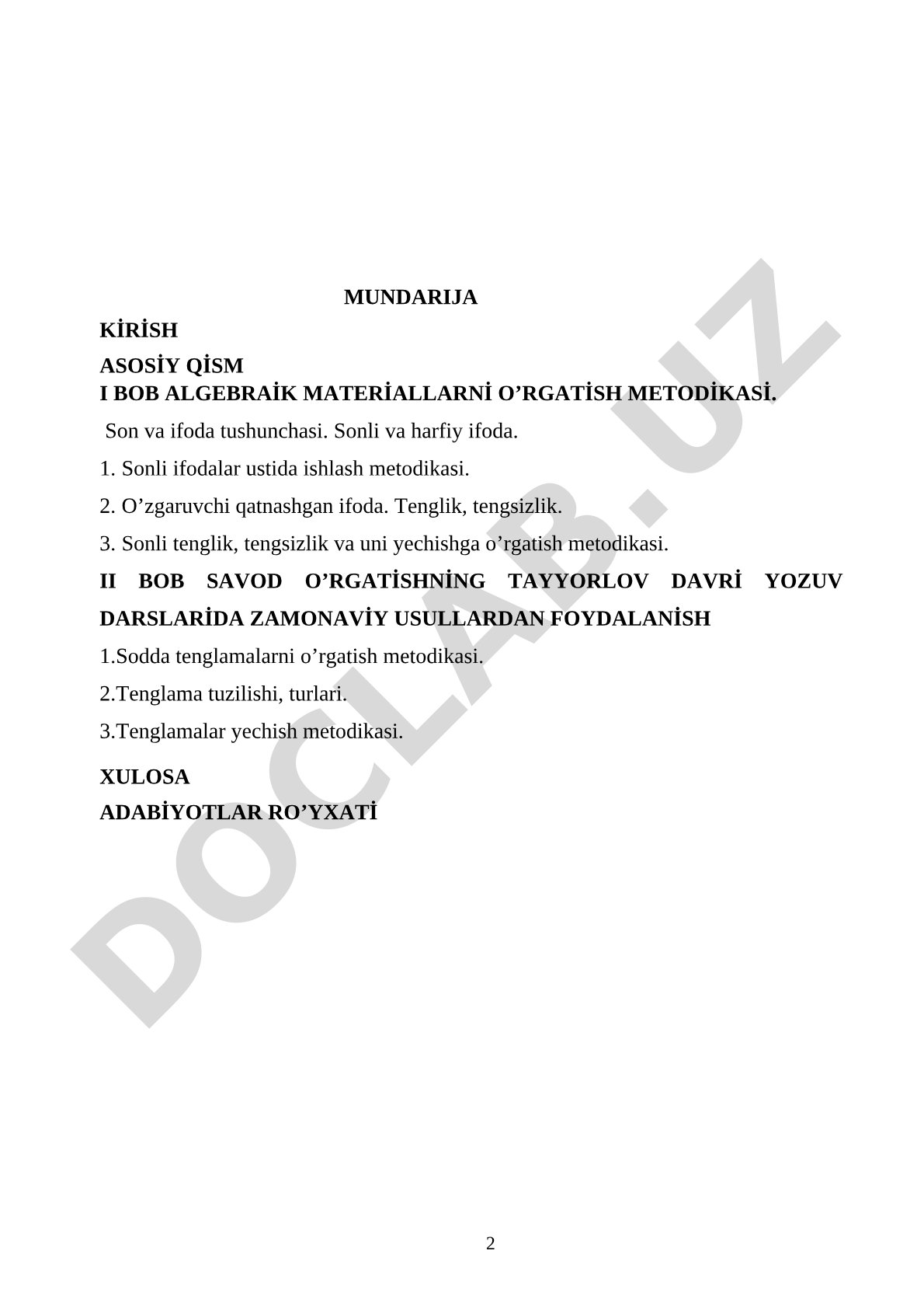 Birinchi sinfda algebraik material bilan tanishtirishda ko'rgazmali metodlarning ahamiyati