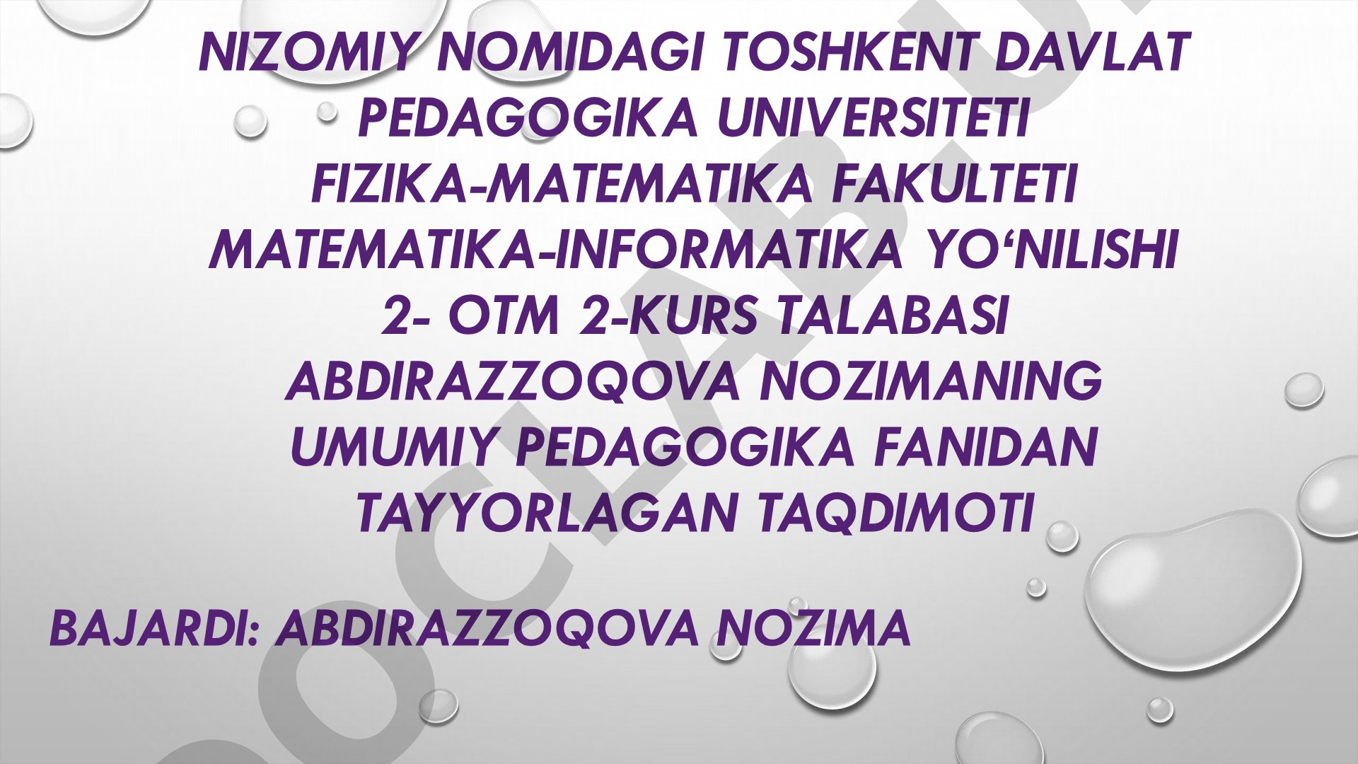 KASBIY PEDAGOGIK FANTAZIYA (XAYOL)